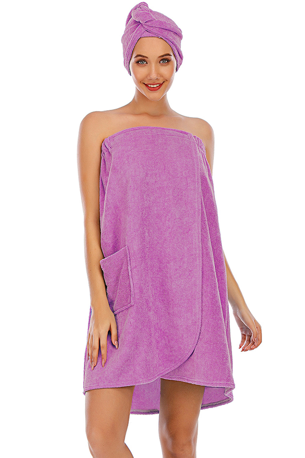 Effortless Luxe Strapless Pocket Robe - SleekrMe