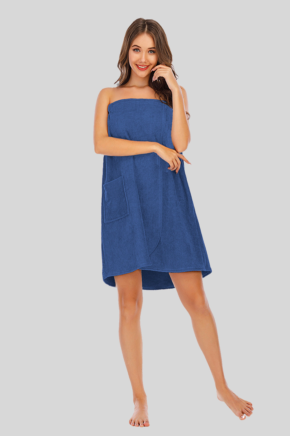 Effortless Luxe Strapless Pocket Robe - SleekrMe