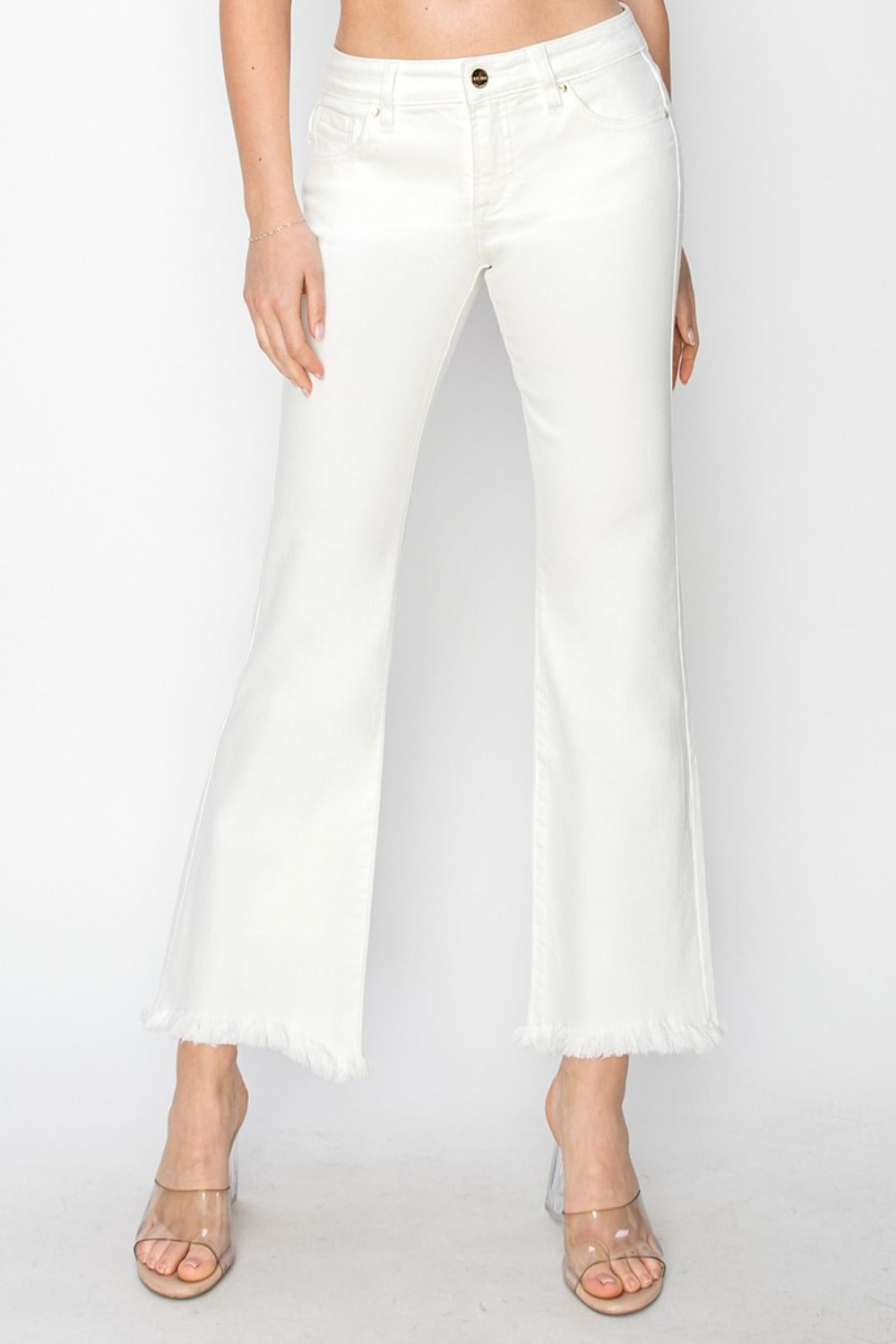 Flare &amp; Flair Tummy Control Crop Pants - SleekrMe