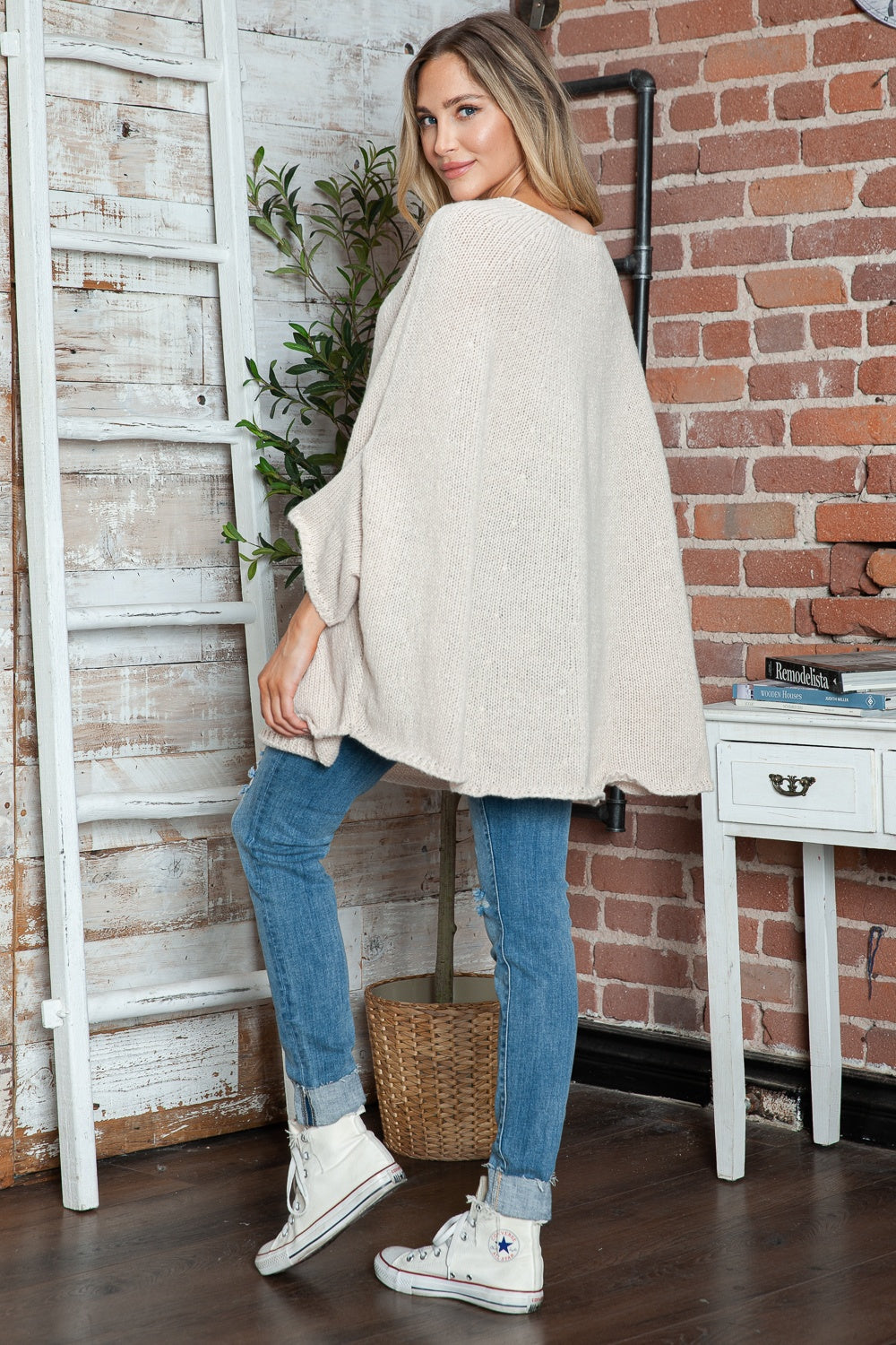 Cozy Chic Batwing Sleeve Sweater - SleekrMe