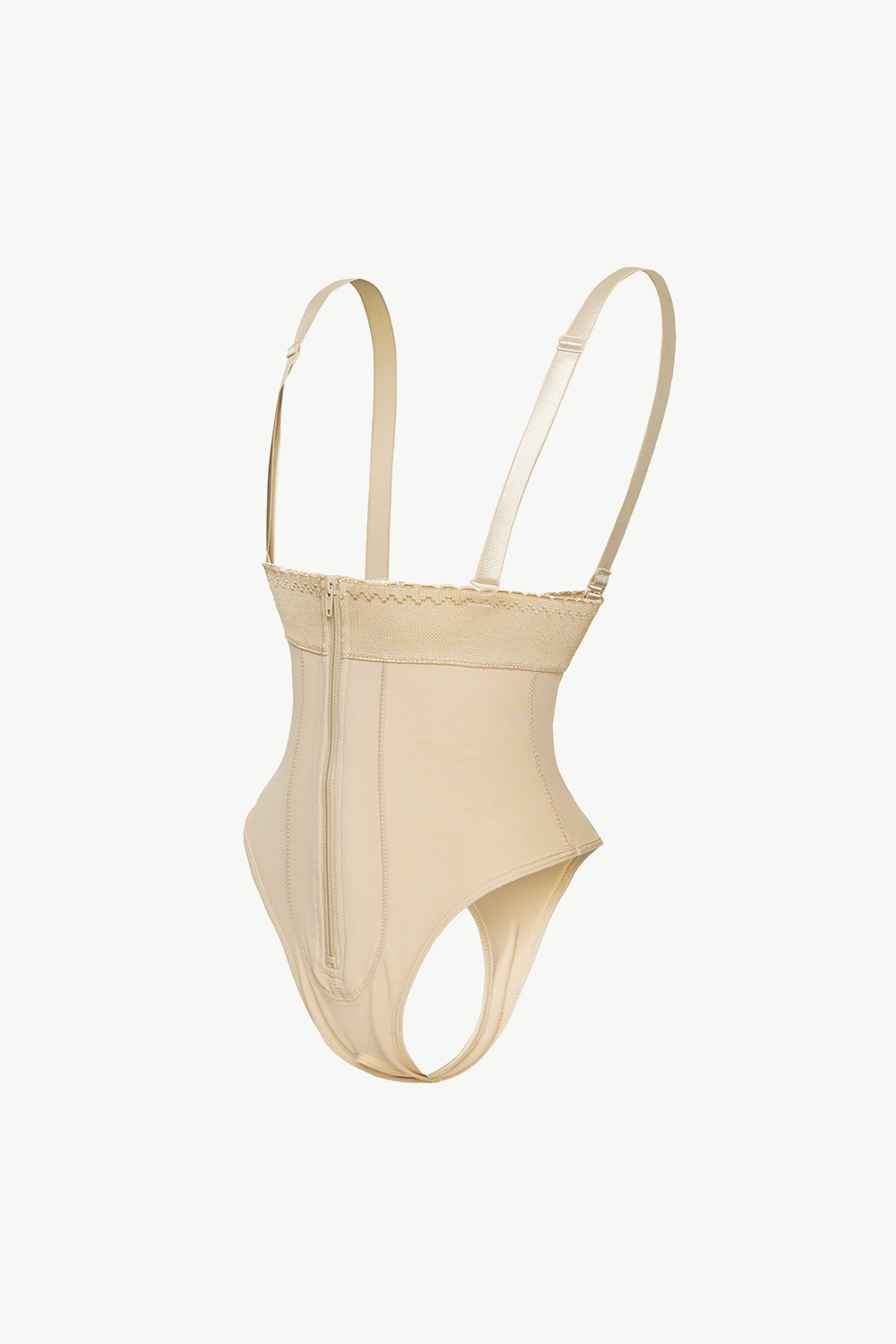 Sculpt &amp; Smooth Adjustable Zip-Up Bodysuit - SleekrMe