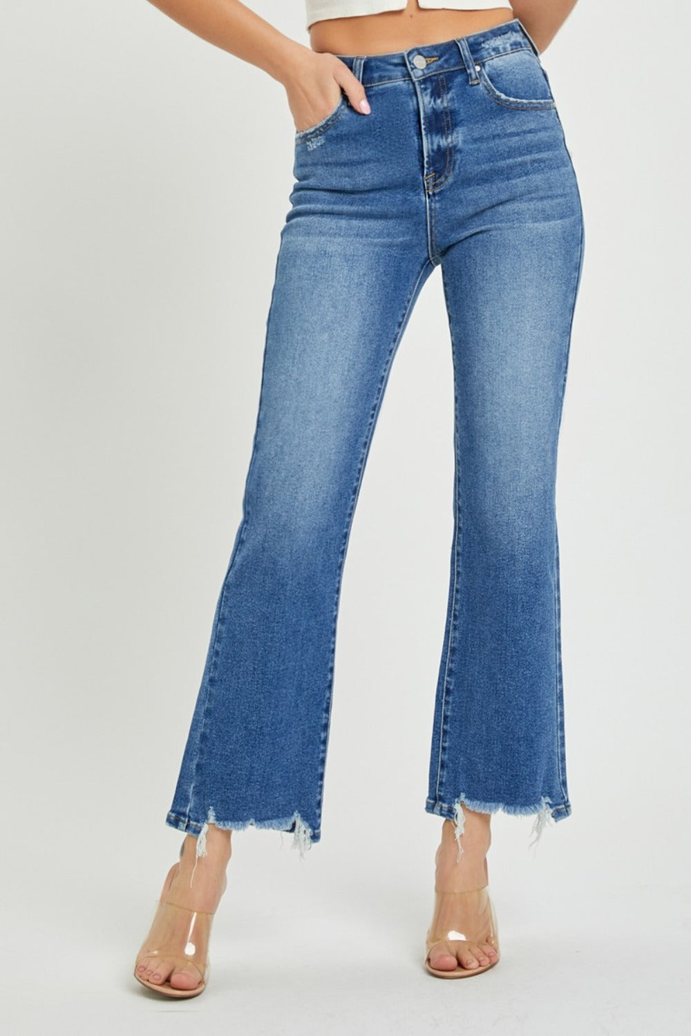 Timeless High-Rise Straight Jeans | Elevate Your Everyday Look - SleekrMe