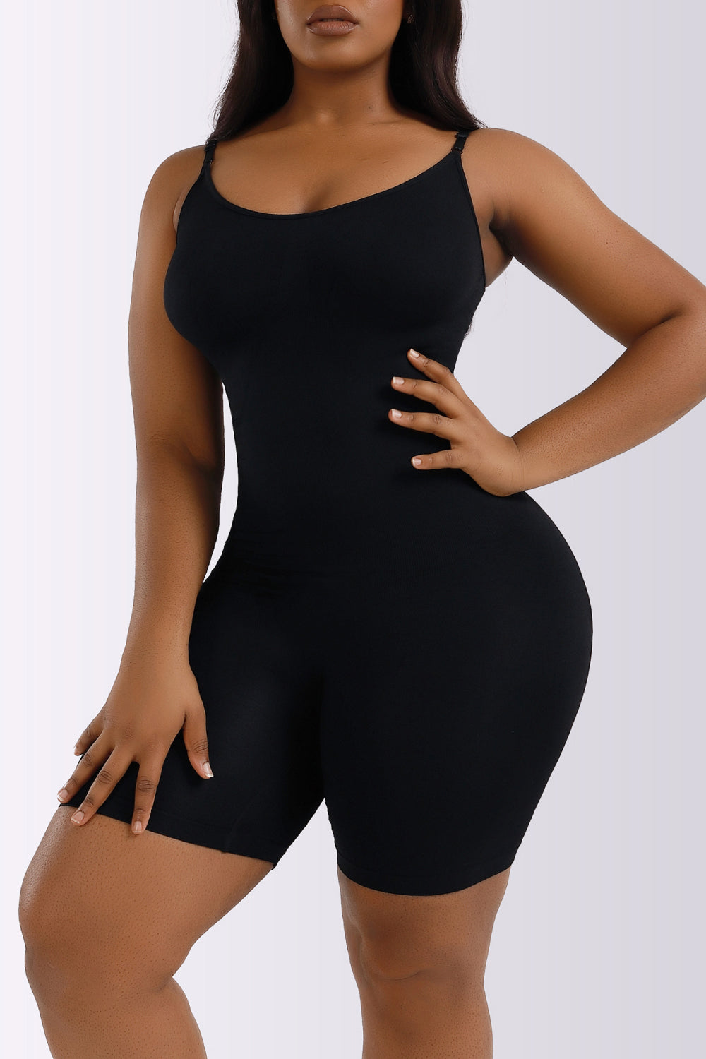 Sleek Sculpt Spaghetti Strap Shaping Romper - SleekrMe