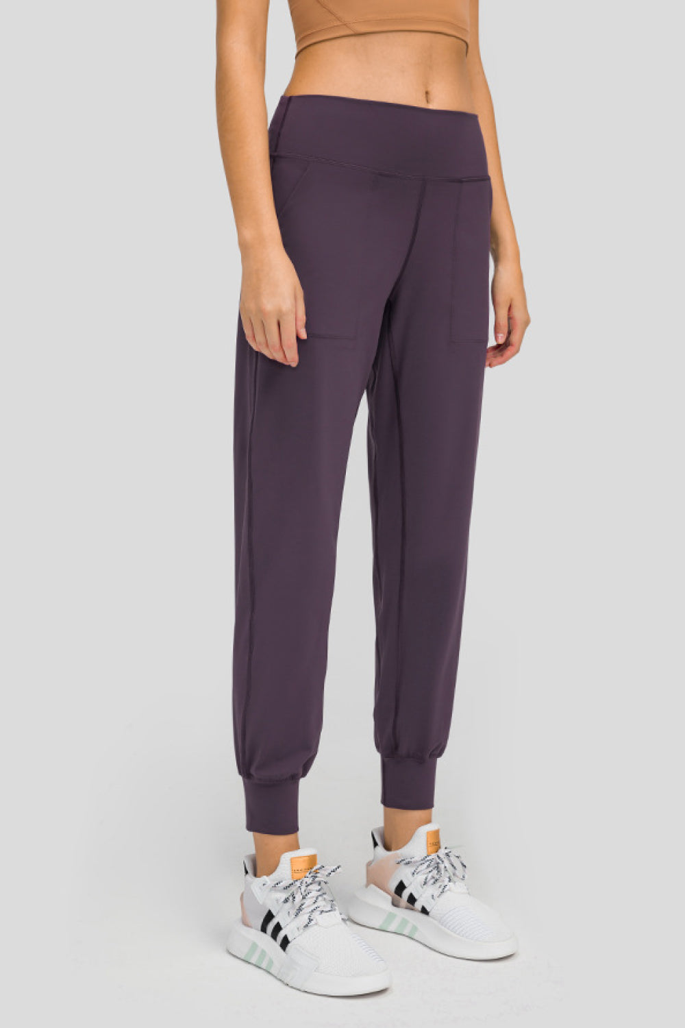 Effortless Slant Pocket Wide Waistband Pants - SleekrMe