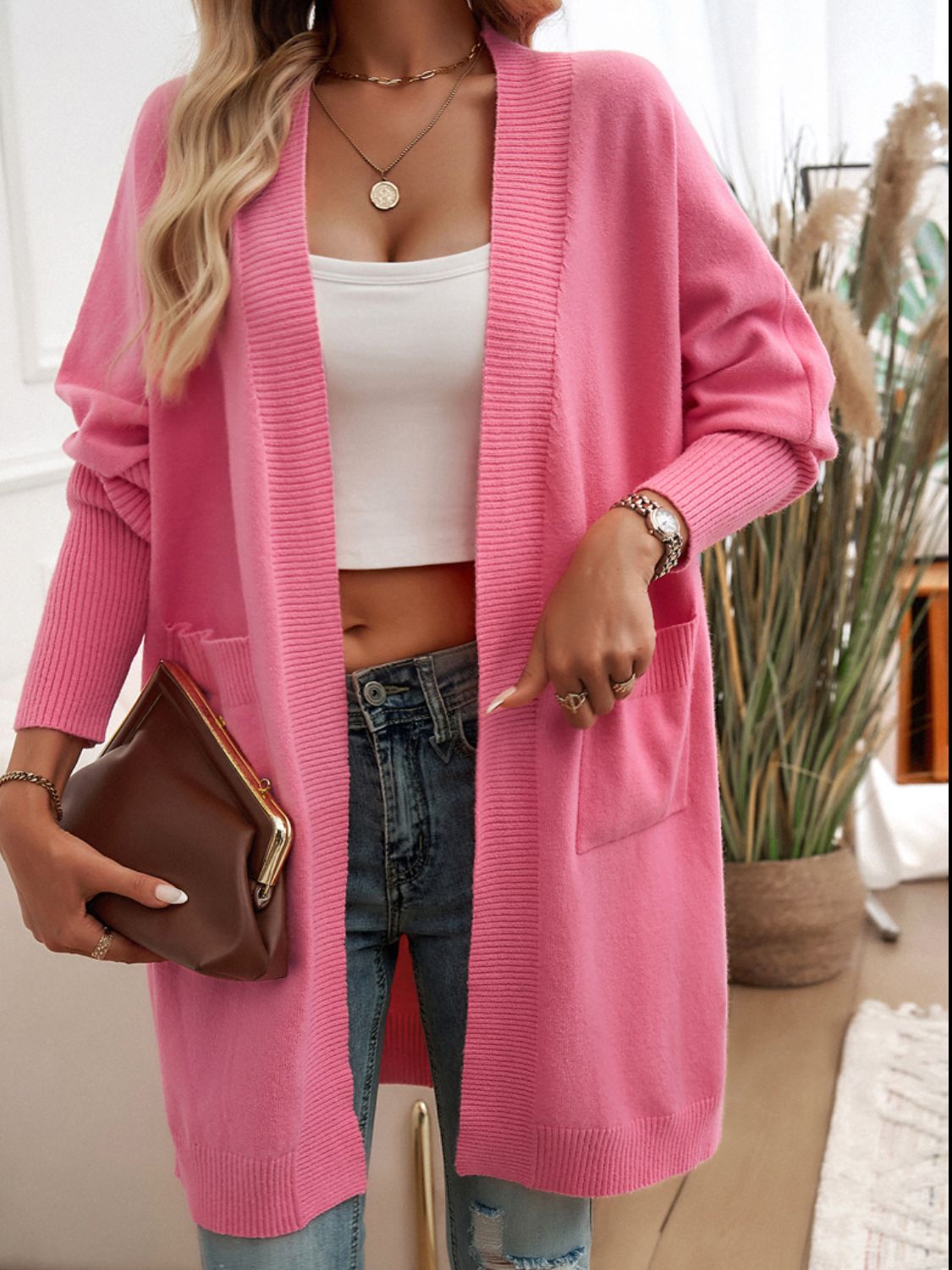 Cozy Chic Open Front Cardigan - SleekrMe