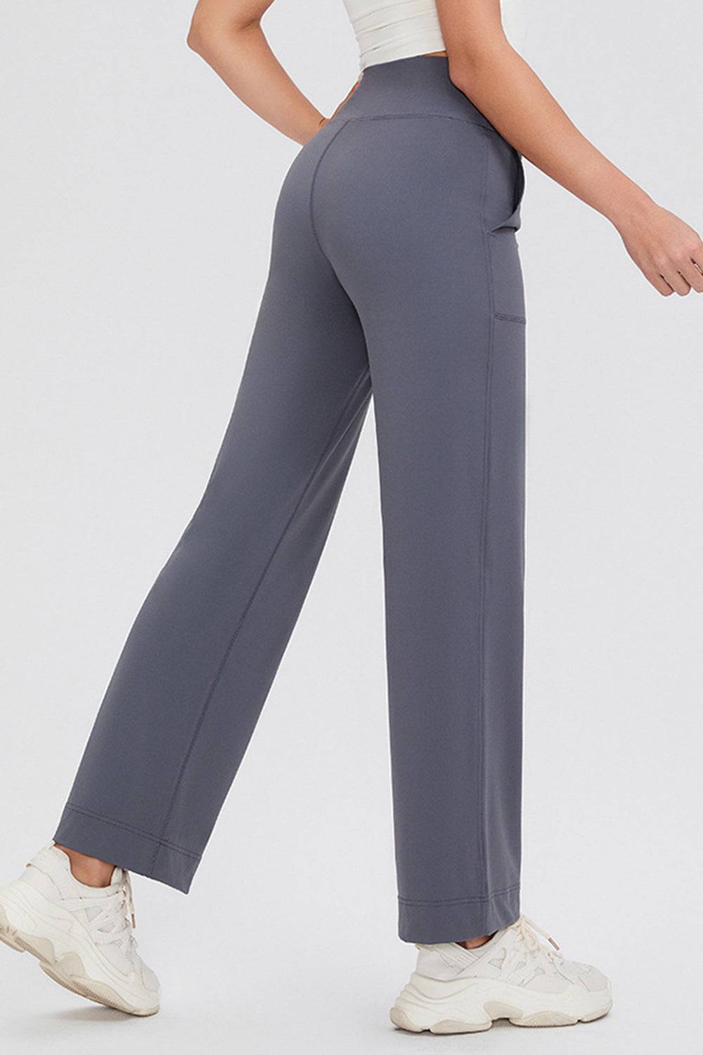 Buttery Soft Drawstring High Waist Pants with Pockets