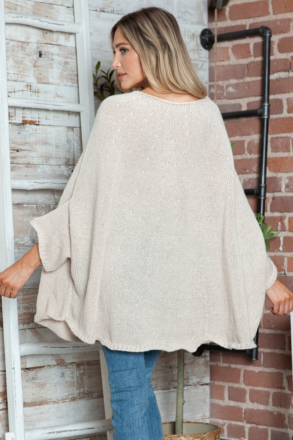 Cozy Chic Batwing Sleeve Sweater - SleekrMe