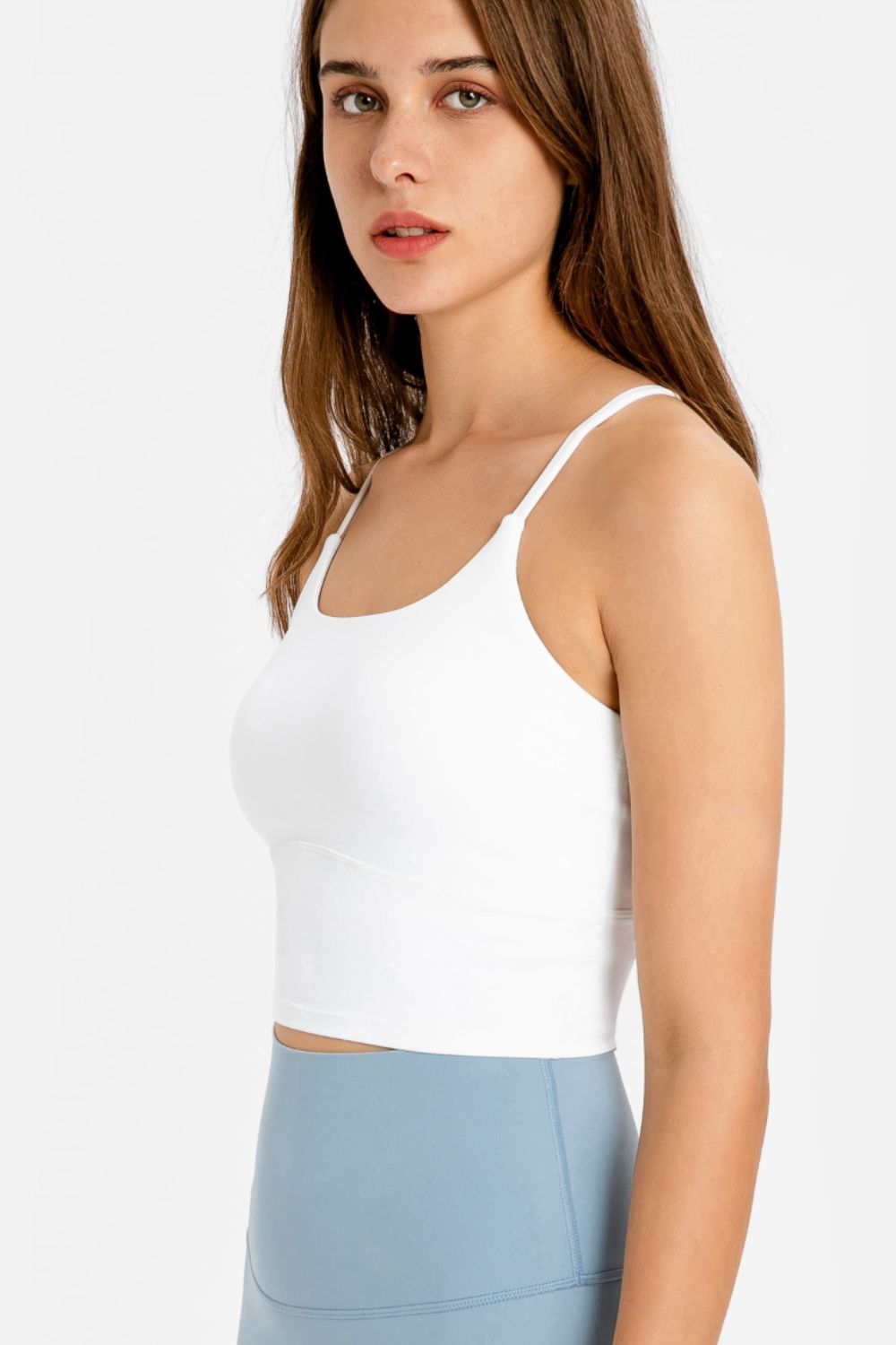 FlexFlow Crisscross Back Sports Cami | Sleek Support for Every Move - SleekrMe