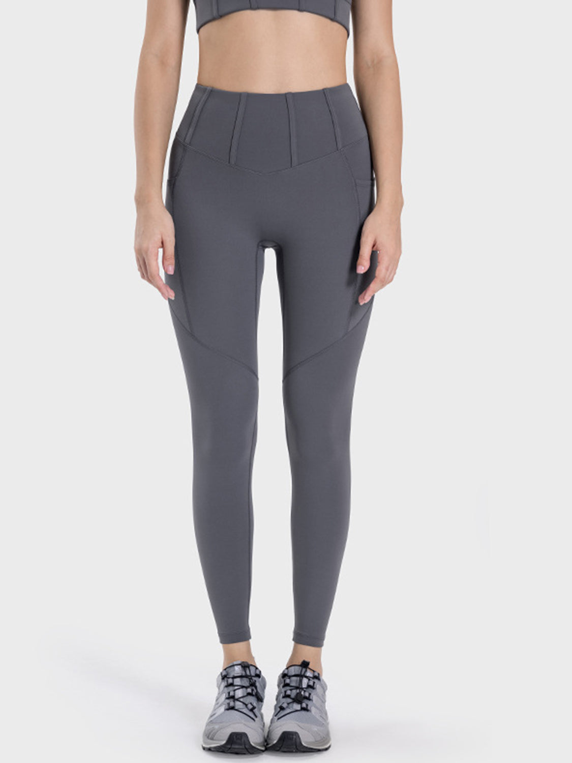 ActiveFit High Waist Pocketed Leggings | Move Freely with Style - SleekrMe