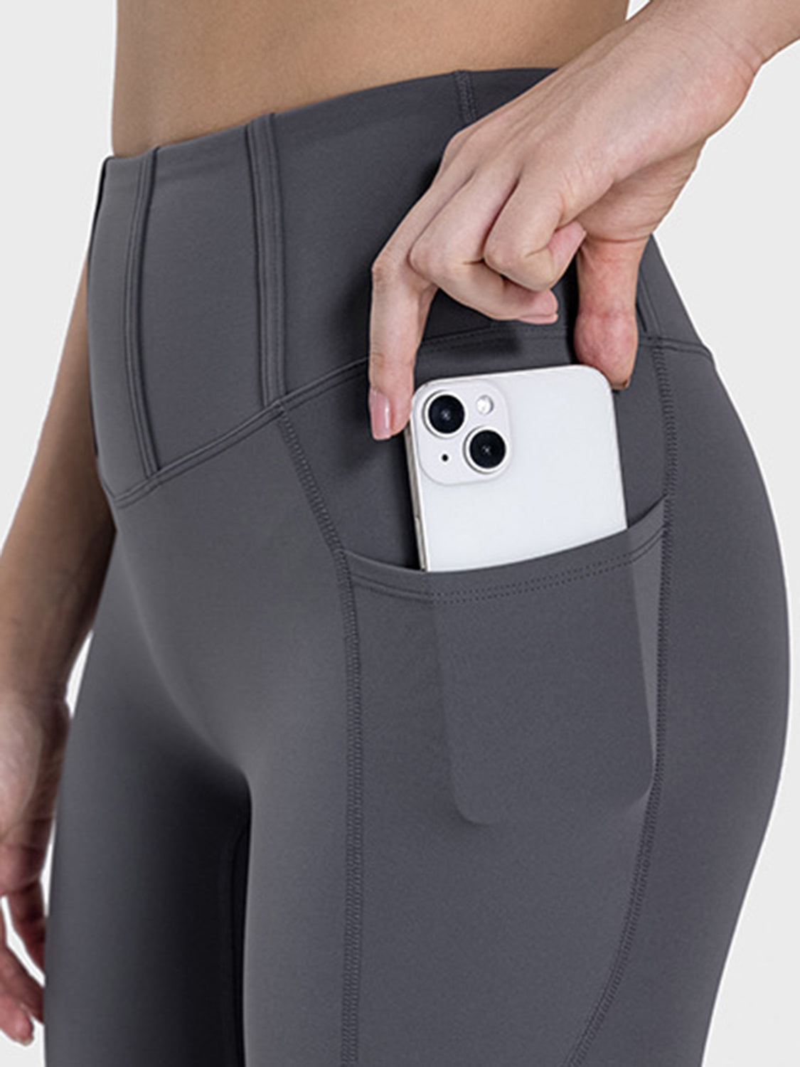 ActiveFit High Waist Pocketed Leggings | Move Freely with Style - SleekrMe