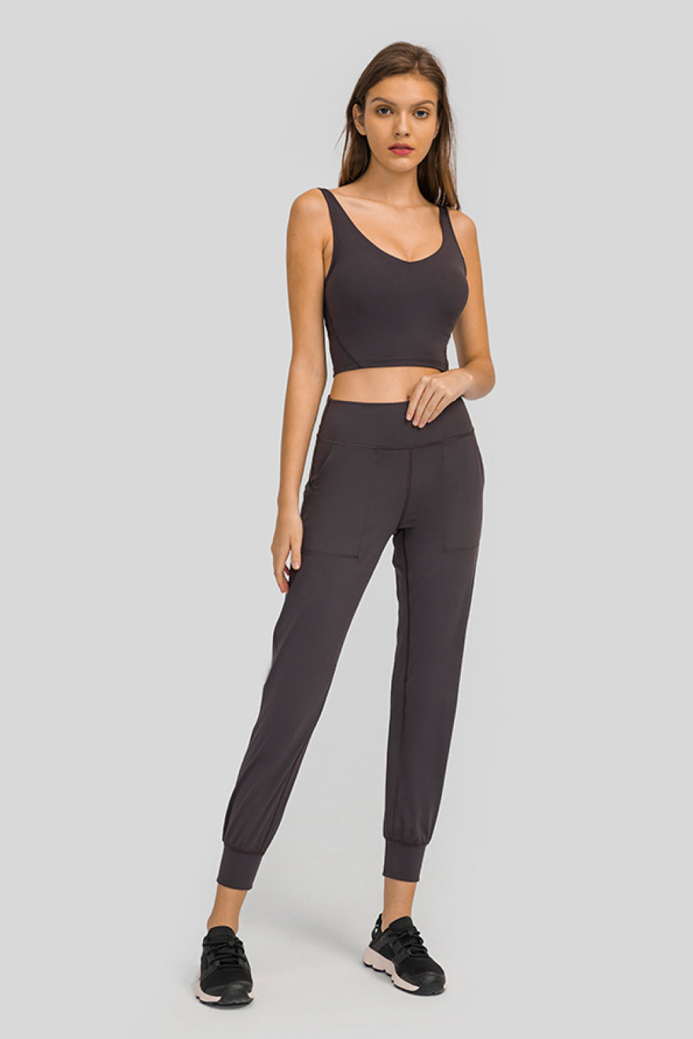 Effortless Slant Pocket Wide Waistband Pants - SleekrMe