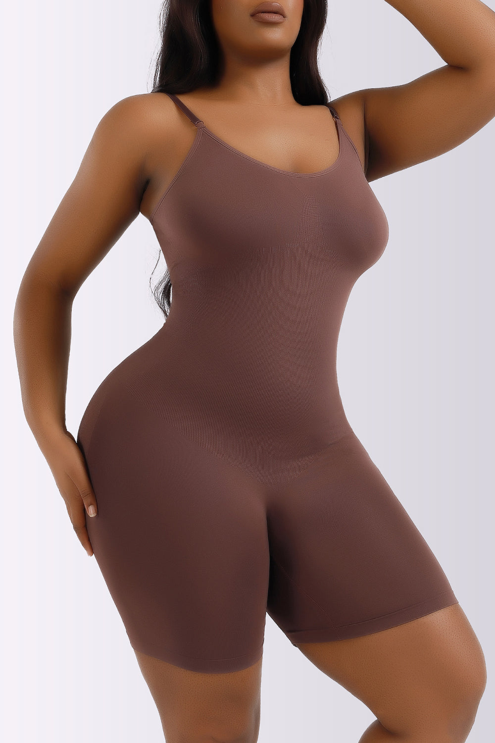 Sleek Sculpt Spaghetti Strap Shaping Romper - SleekrMe