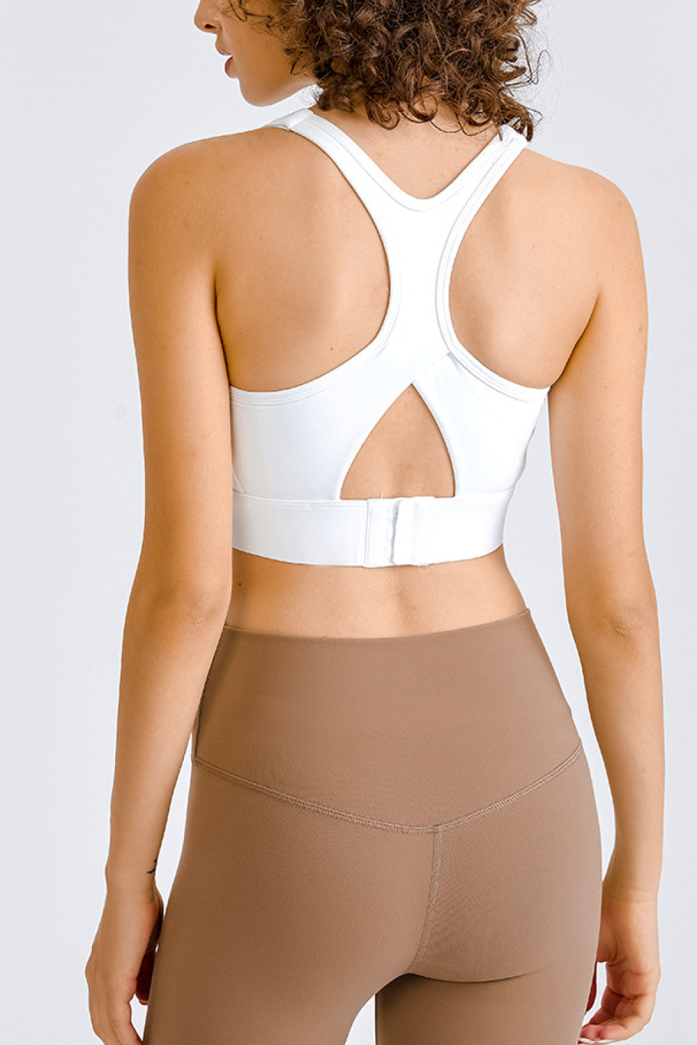 FlexFit Cross Back Yoga Crop Top | Sleek &amp; Supportive Activewear - SleekrMe