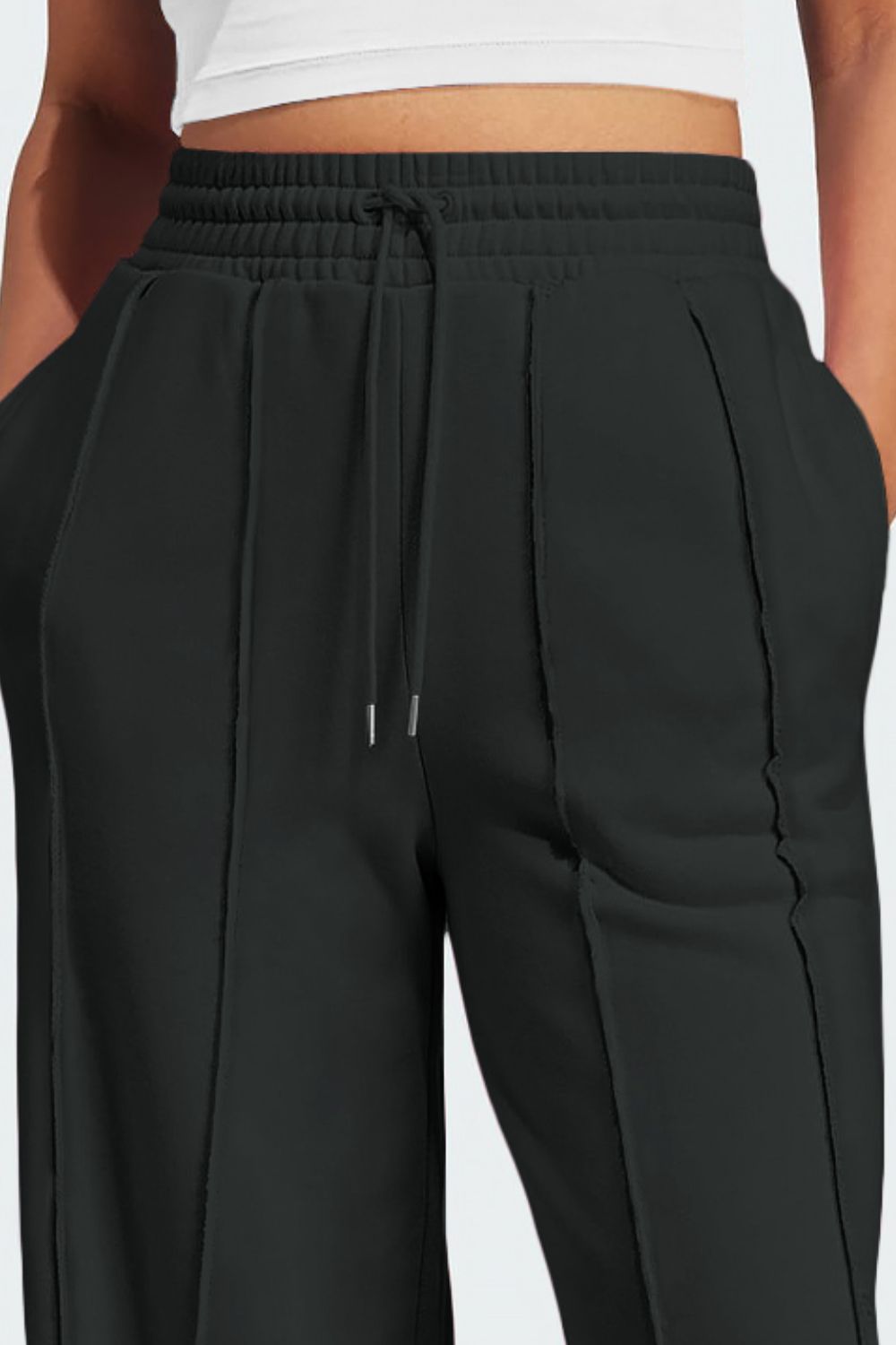 ComfortFlex Drawstring Wide-Leg Active Pants | Effortless Comfort for Active Days - SleekrMe