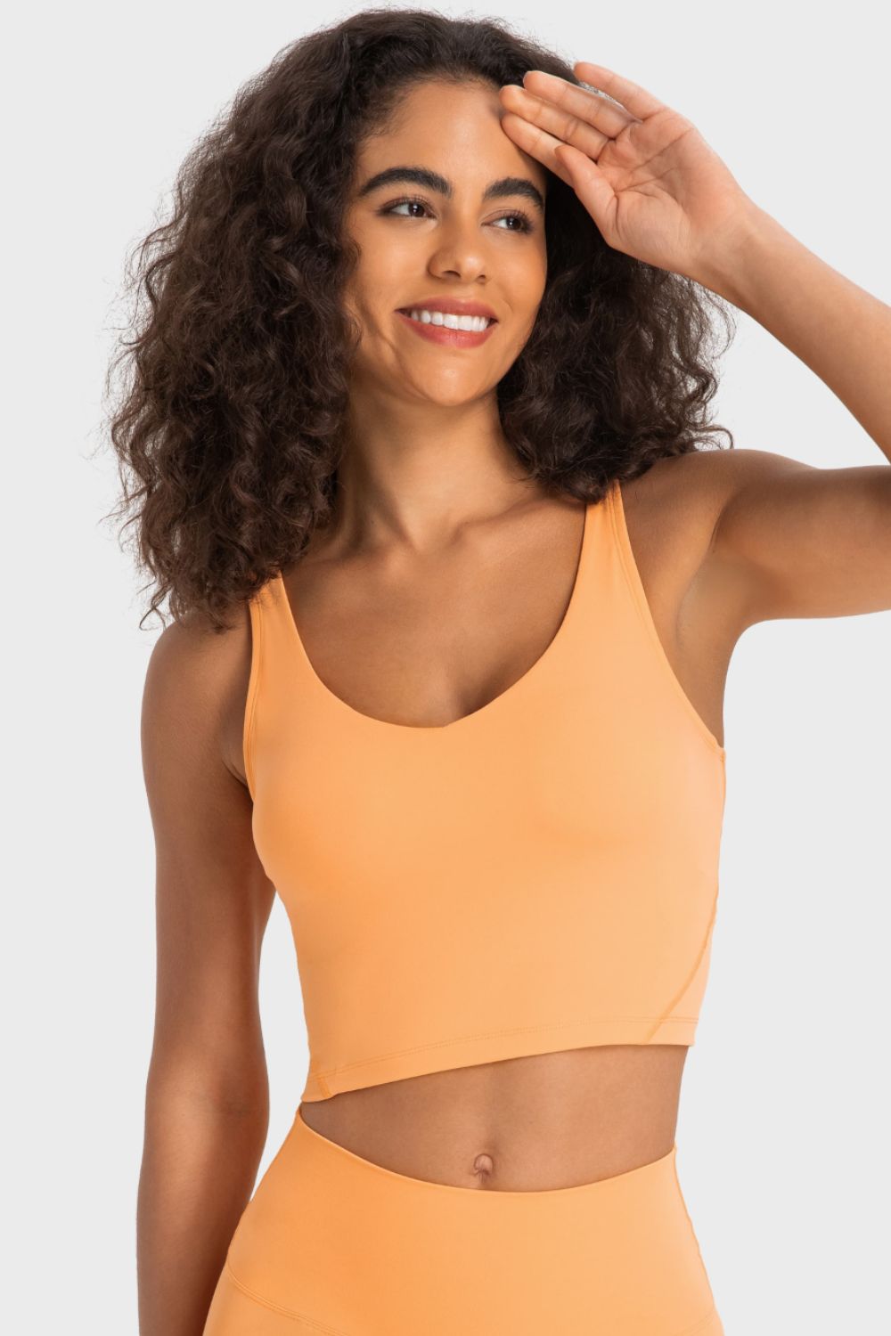 Elevate V-Neck Crop Sports Bra - SleekrMe