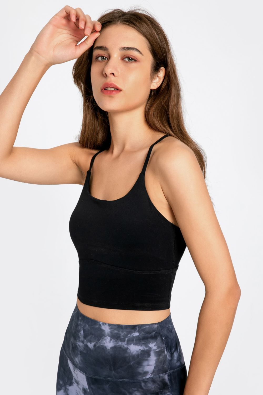 FlexFlow Crisscross Back Sports Cami | Sleek Support for Every Move - SleekrMe