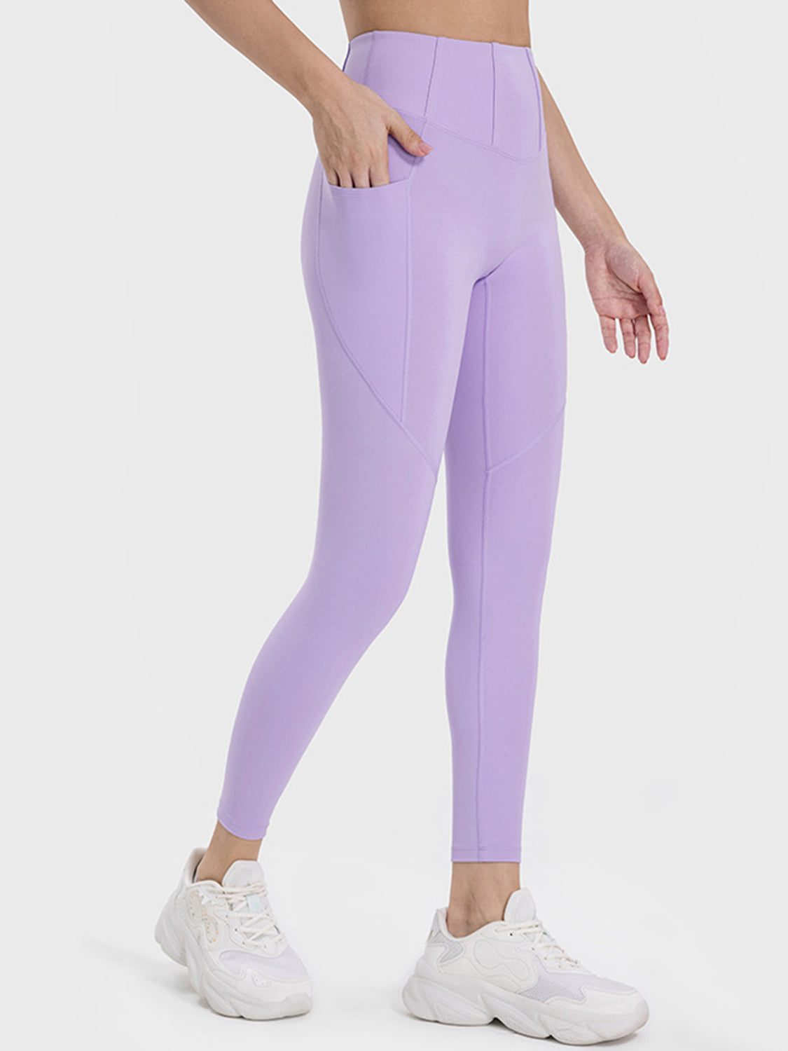 ActiveFit High Waist Pocketed Leggings | Move Freely with Style - SleekrMe