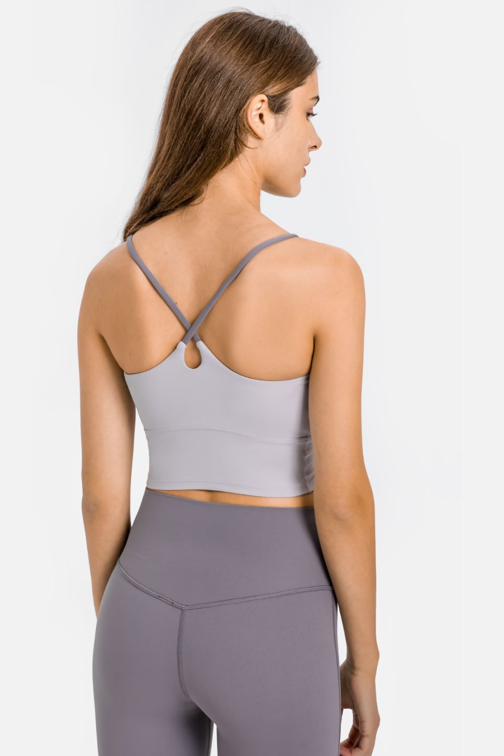 FlexFlow Crisscross Back Sports Cami | Sleek Support for Every Move - SleekrMe