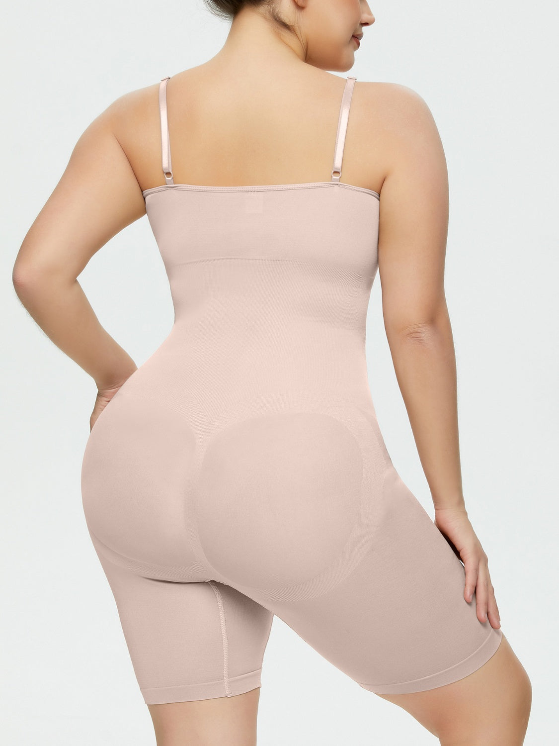 Sleek Sculpt Spaghetti Strap Shaping Romper - SleekrMe