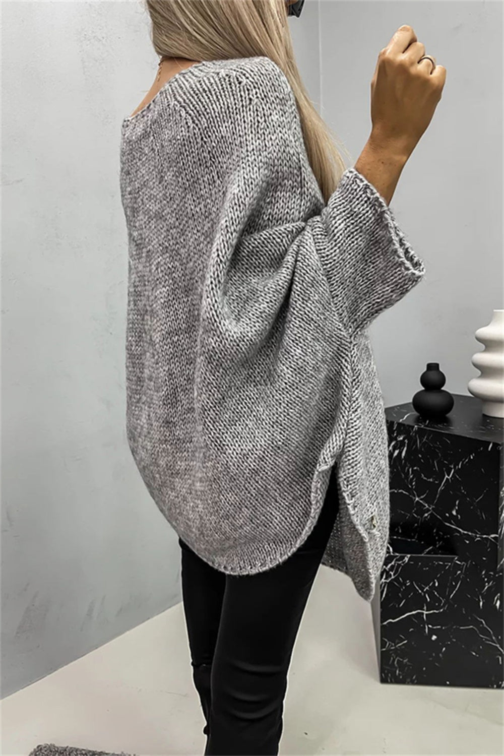 Cozy Chic Batwing Sleeve Sweater - SleekrMe