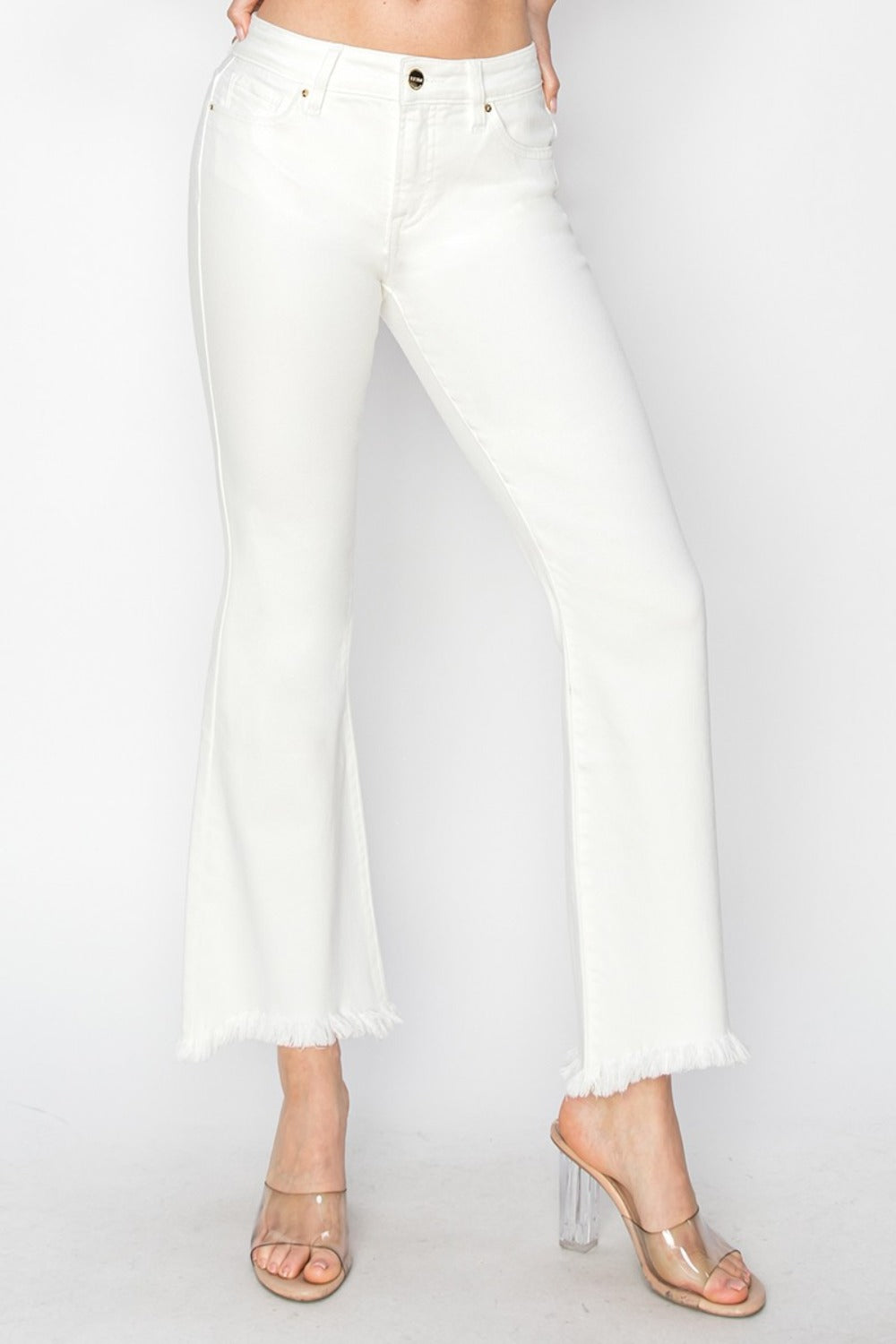 Flare &amp; Flair Tummy Control Crop Pants - SleekrMe