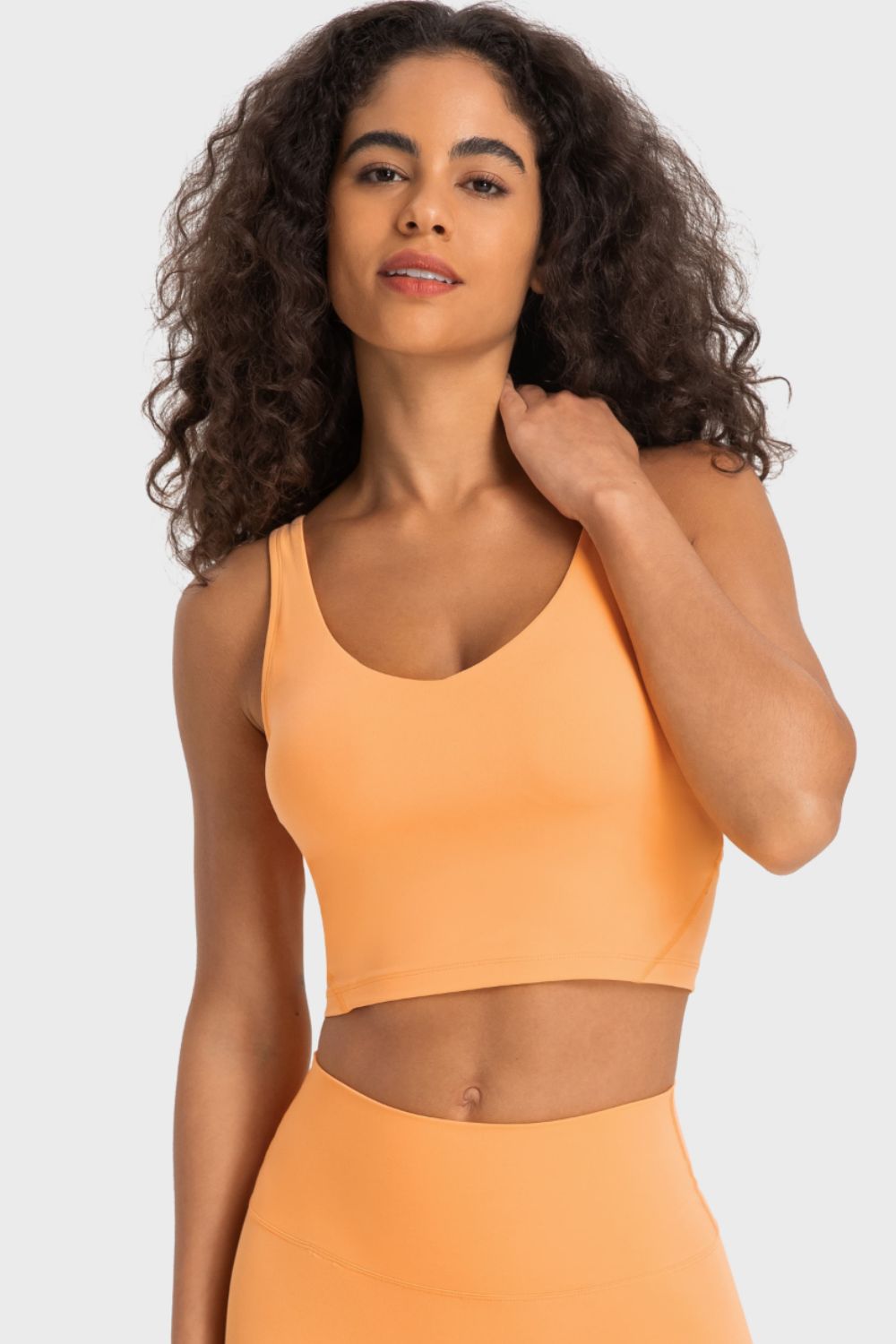 Elevate V-Neck Crop Sports Bra - SleekrMe