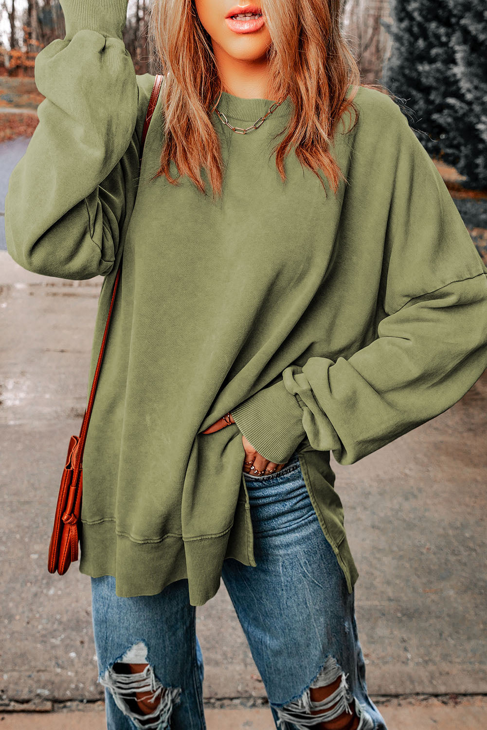 Relaxed Elegance Dropped Shoulder Blouse - SleekrMe