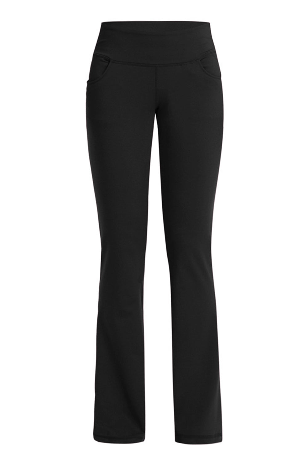 PowerStride High Waist Pocketed Active Pants | Stretch, Style, and Function - SleekrMe