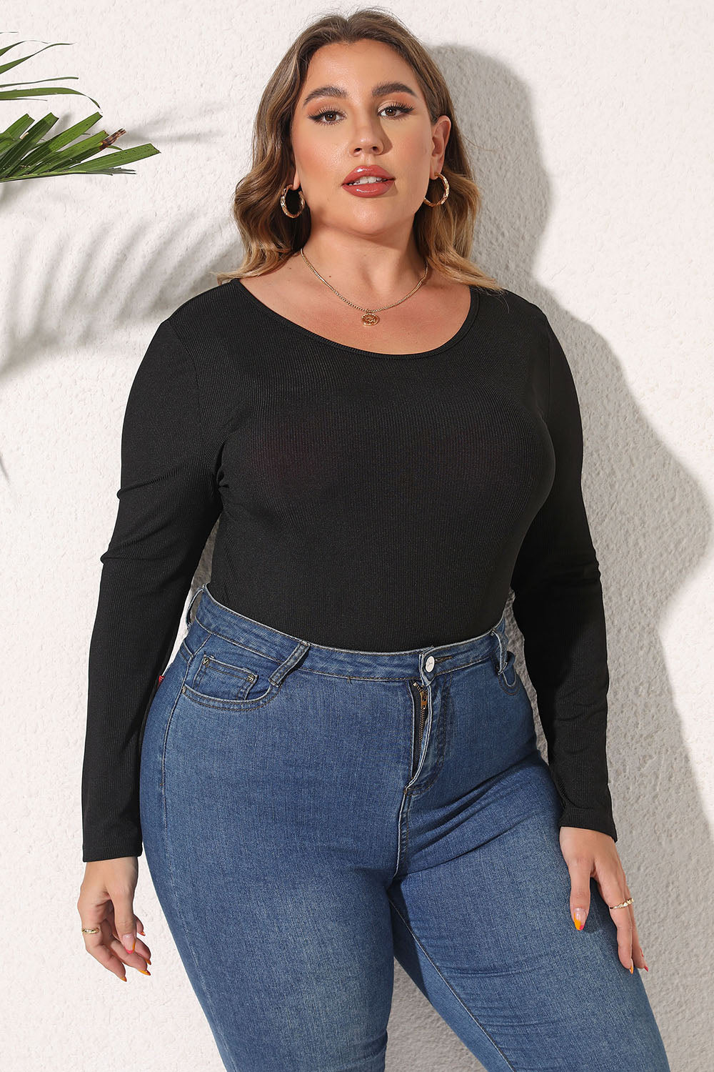 Effortless Elegance Plus Size Bodysuit - SleekrMe