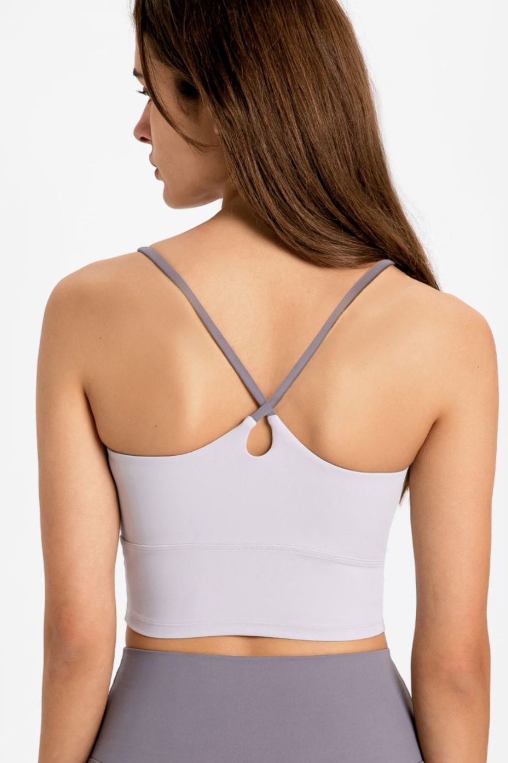 FlexFlow Crisscross Back Sports Cami | Sleek Support for Every Move - SleekrMe