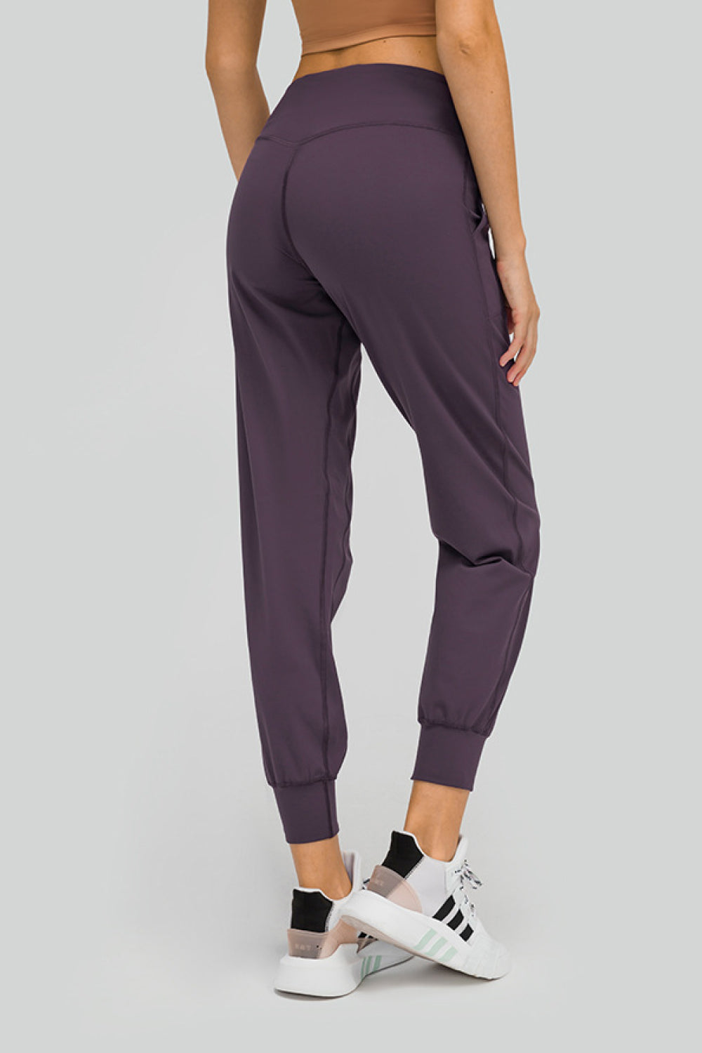 Effortless Slant Pocket Wide Waistband Pants - SleekrMe