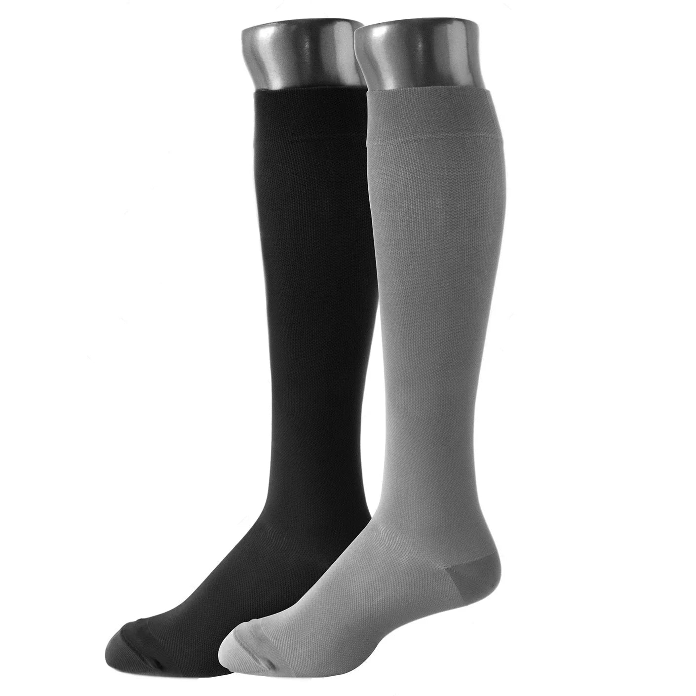 Ultimate Comfort Compression Knee-High Socks | 2-Pack for Daily Support | Be Shapy D1CH106M-M15 - SleekrMe