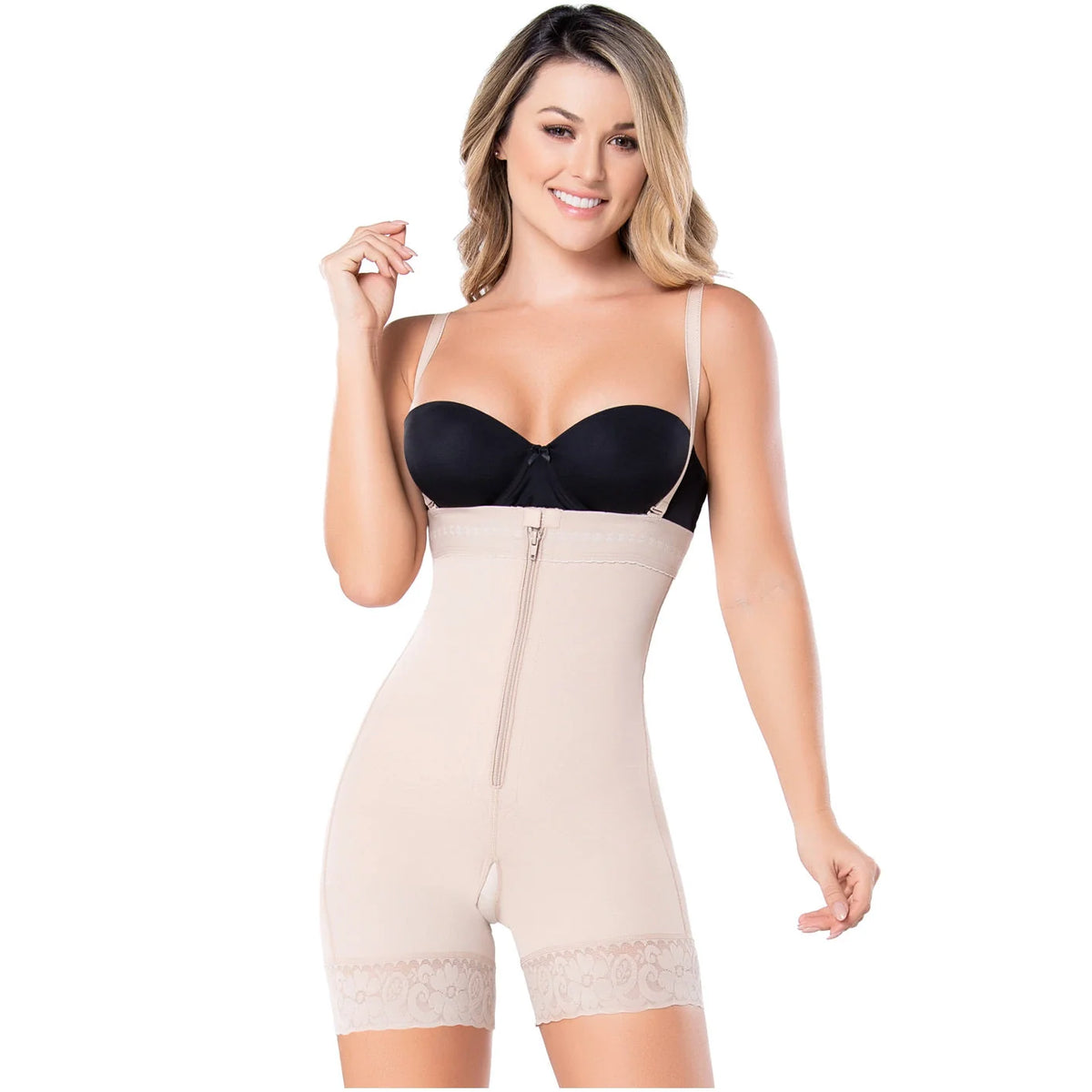 Curves Defined Strapless Bodysuit Shapewear | Tummy Control &amp; Postpartum Support | Diane &amp; Geordi 002407 - SleekrMe