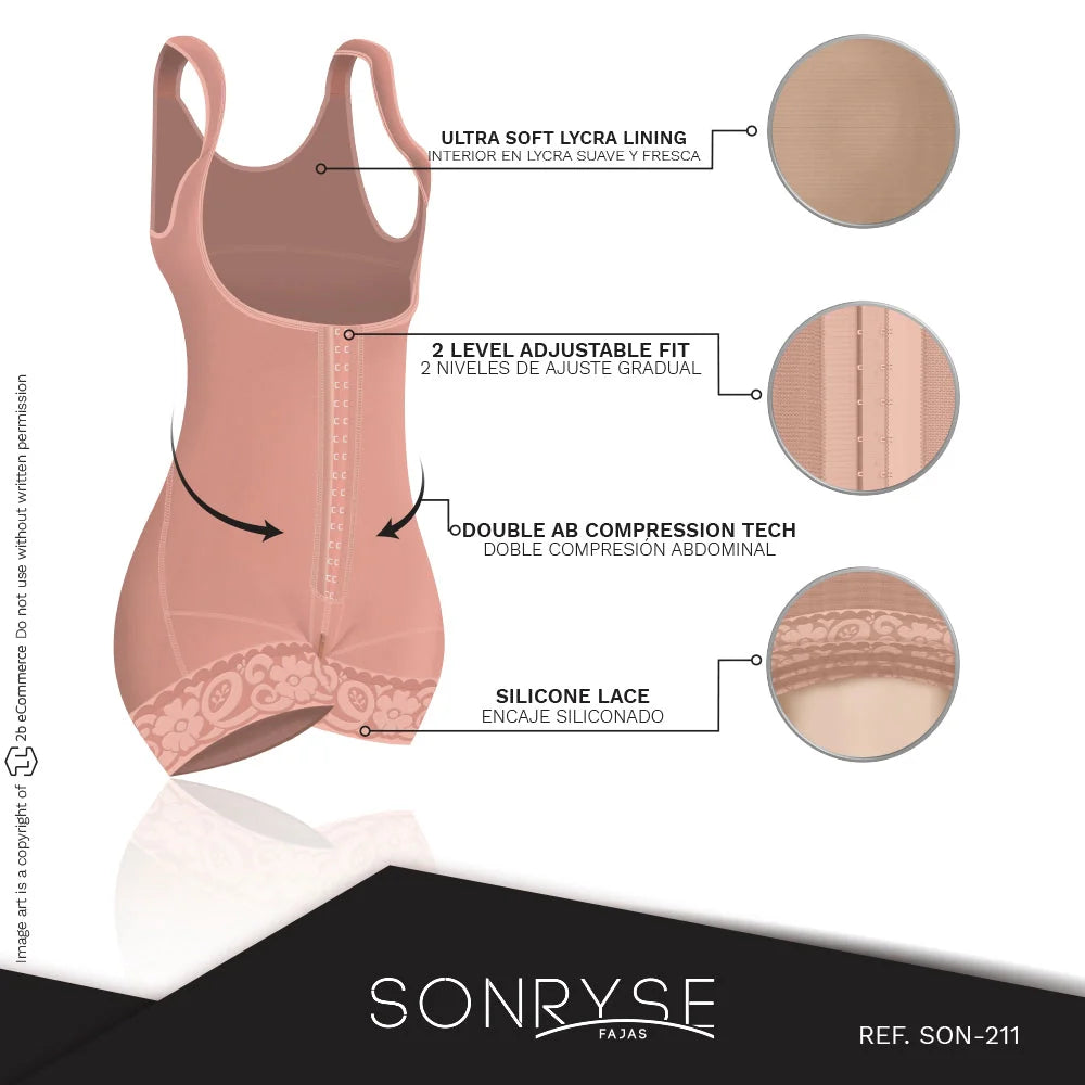 Sculpt &amp; Lift Bodysuit | Butt Lifter Shapewear for Postpartum and Daily Use | Sonryse 211BF - SleekrMe