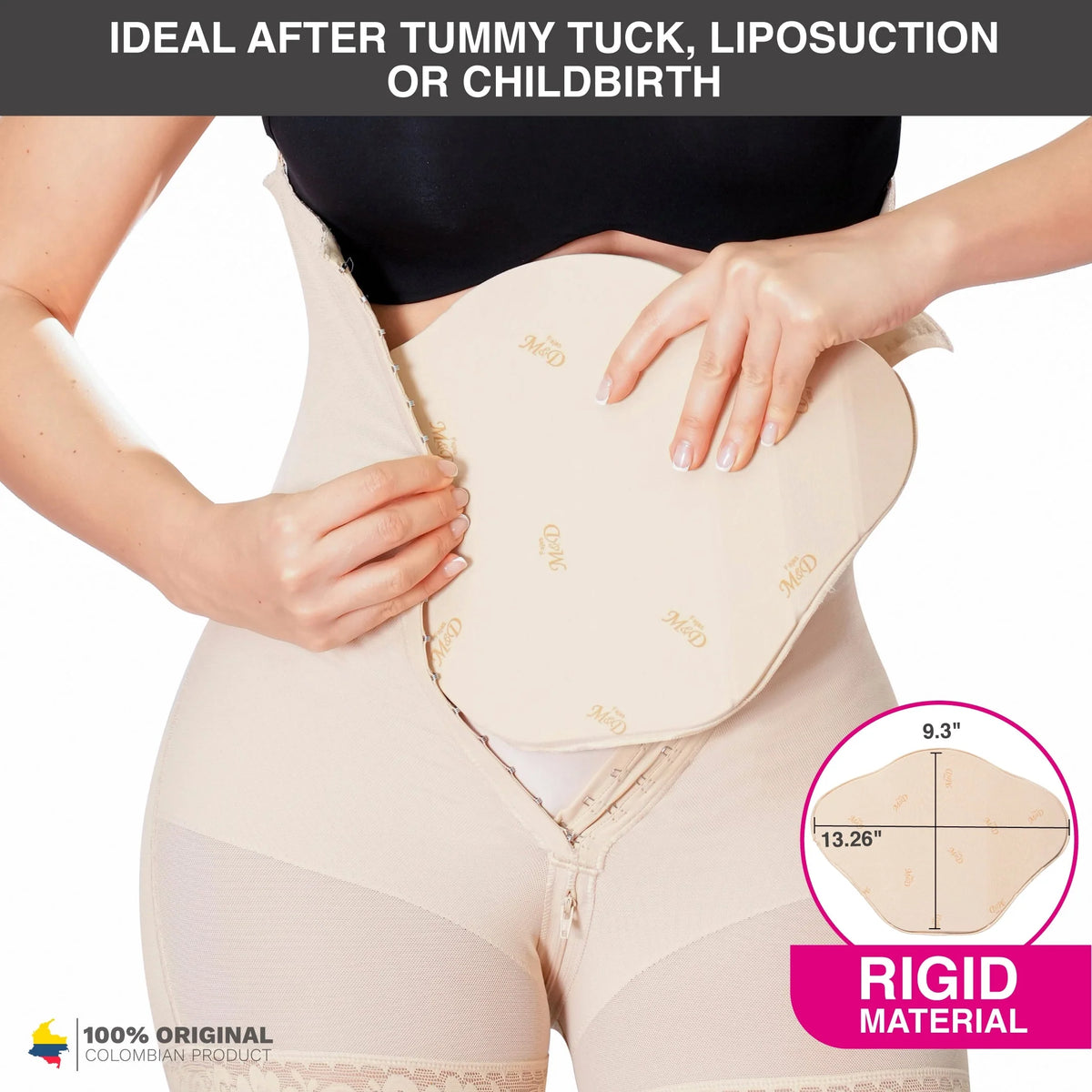 Post-Surgery Abdominal Compression Board | Tummy Flattener &amp; Recovery Aid | MyD Accessories 9104 - SleekrMe