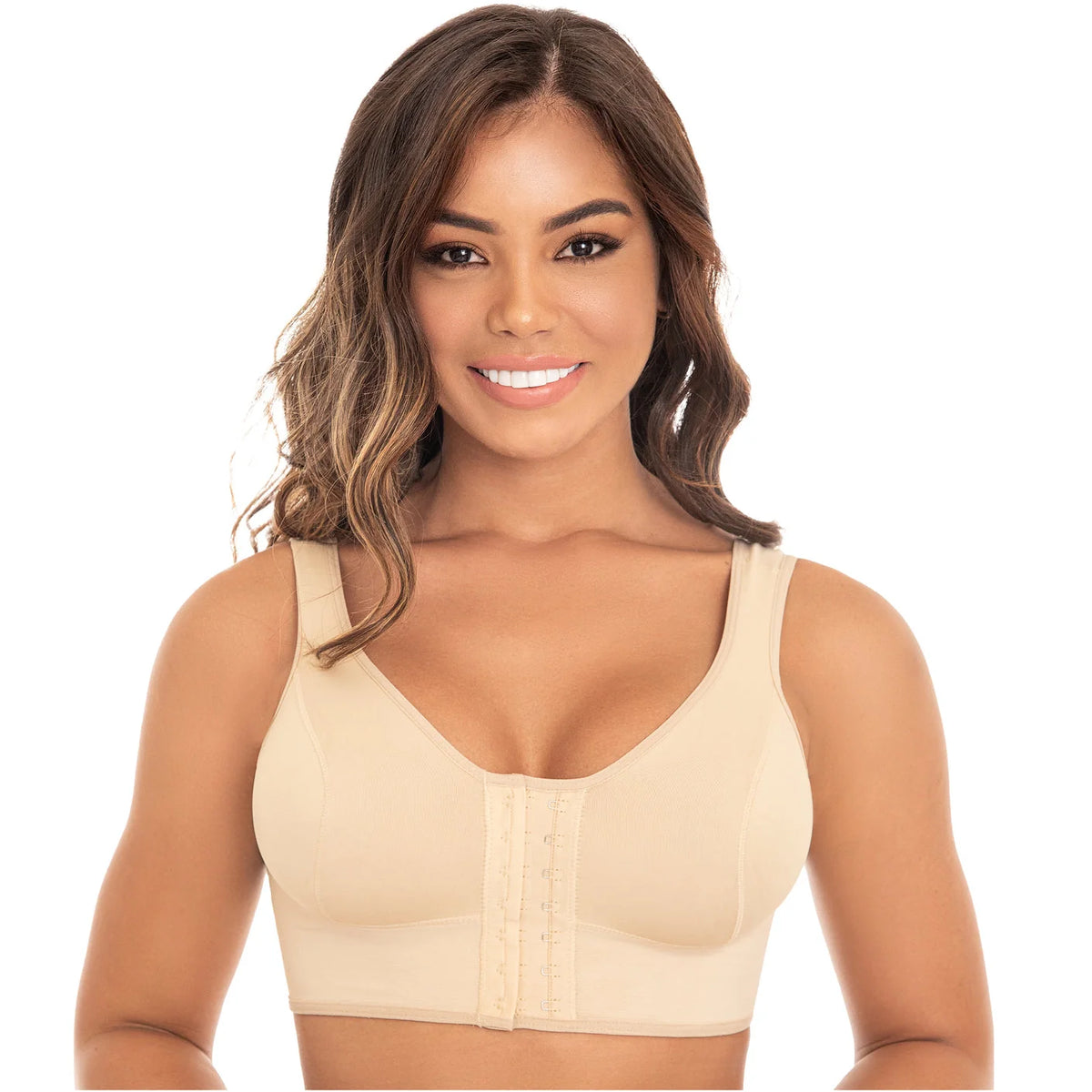 Ultimate Support Post-Surgery Bra with High Compression | Mammoplasty |Fajas MyD 0016 - SleekrMe