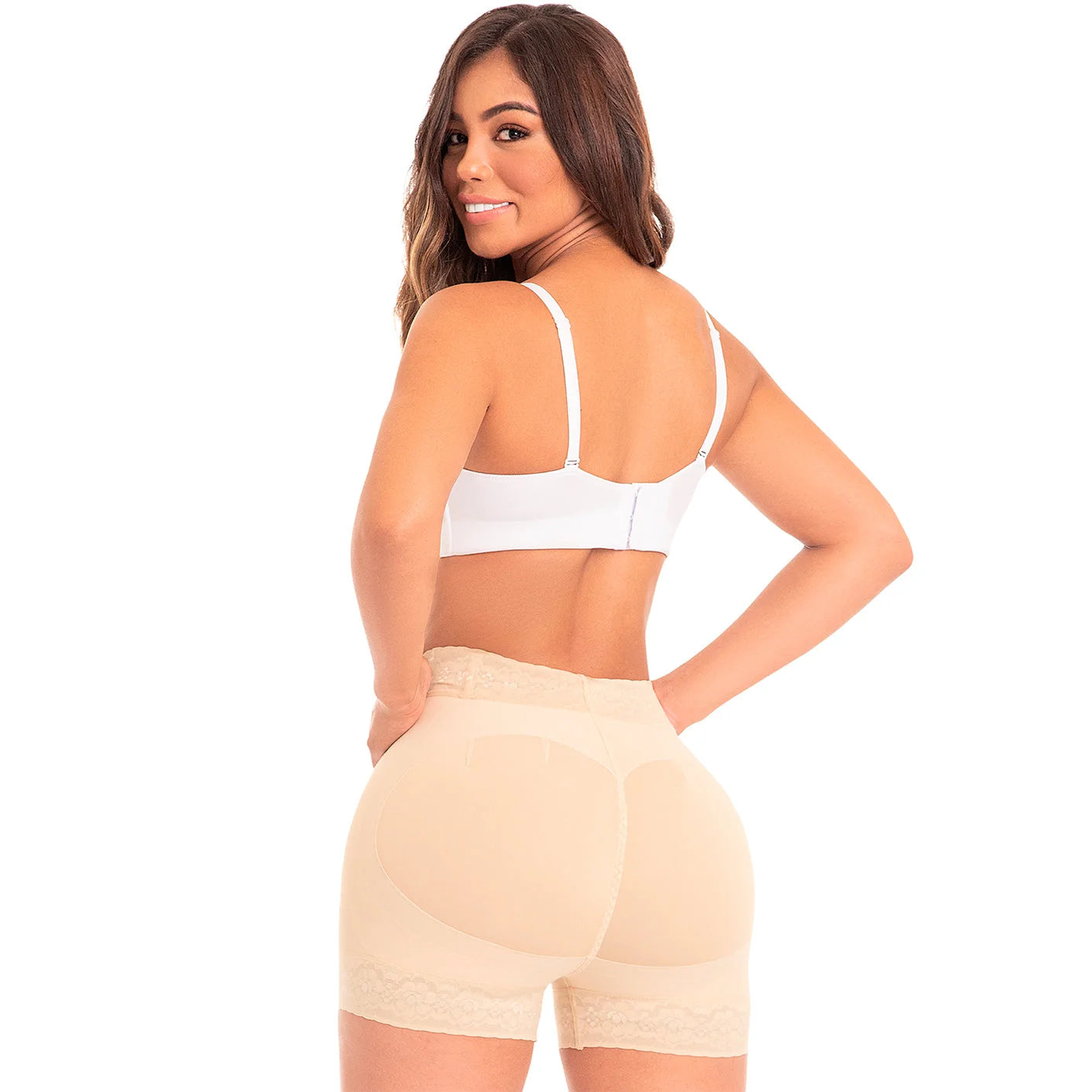 Ultimate High-Waist Sculpting Compression Shorts | Fajas MyD 0321 - SleekrMe