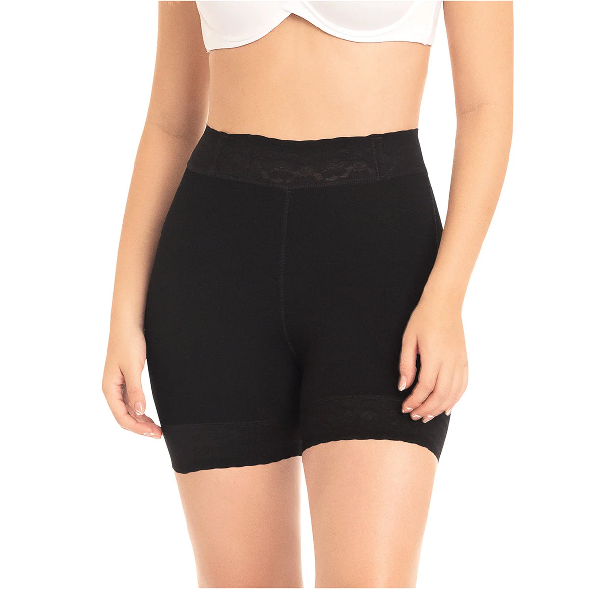 Curve Enhancer High-Waist Thigh Slimmer Shorts | Sculpt &amp; Shape | Fajas MyD 0322 - SleekrMe