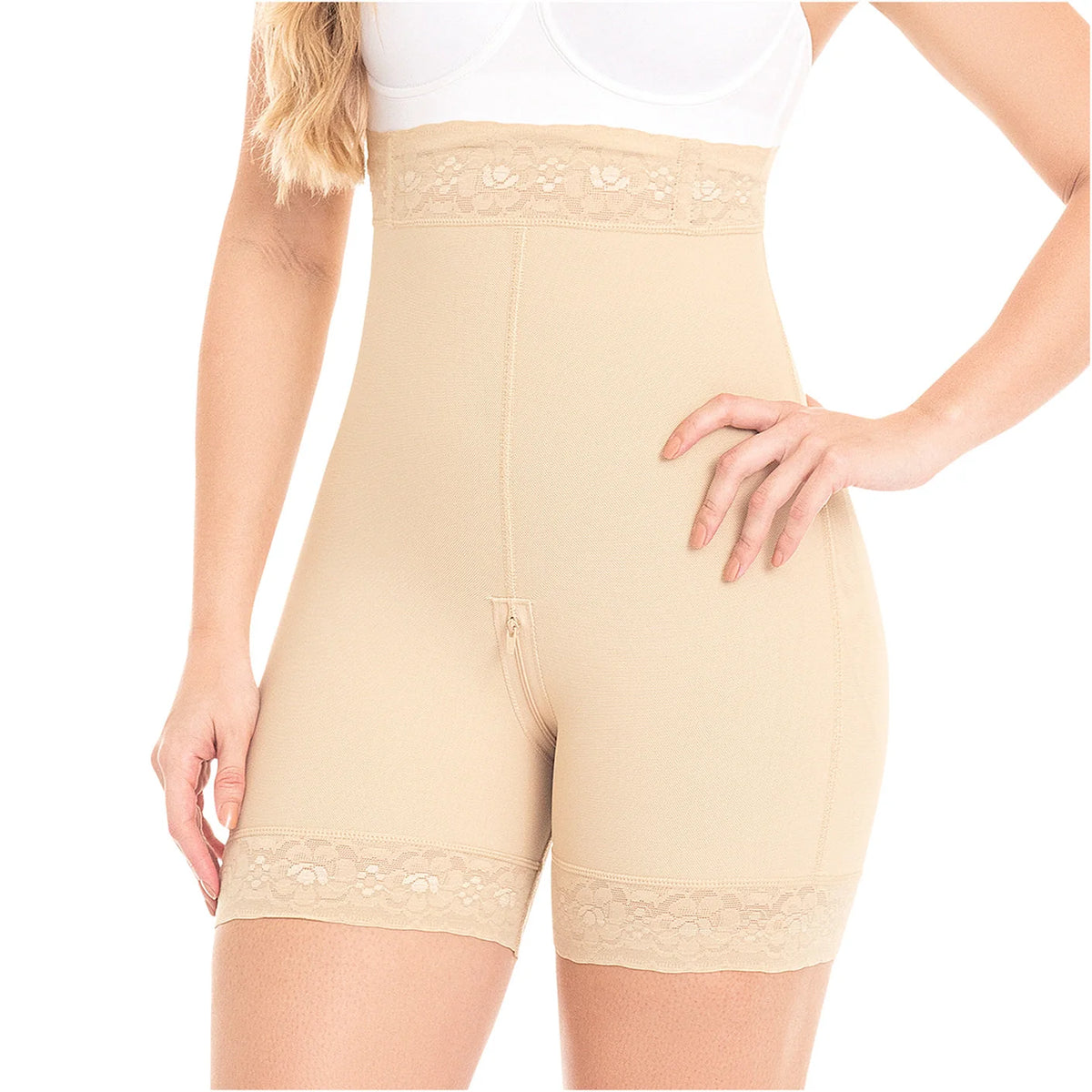 All-Day Sculpt High-Waist Compression Shorts | Lift &amp; Shape | Fajas MyD 0327 - SleekrMe