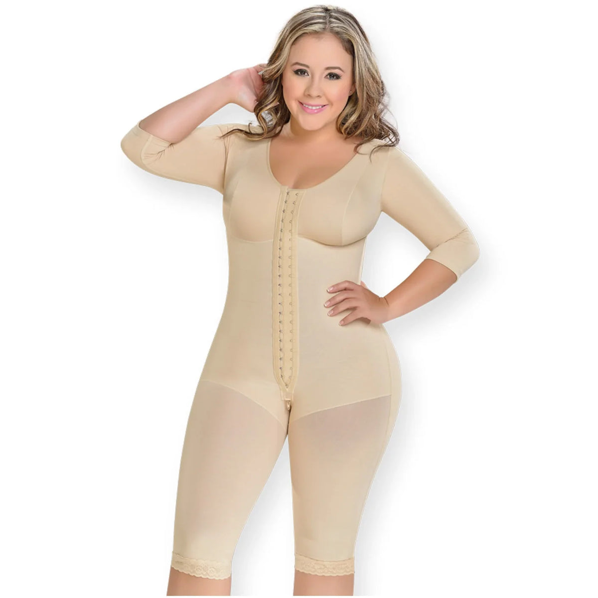 All-In-One Sculpting Full Body Shaper | High Compression &amp; Post-Surgical Support | MyD 0161 - SleekrMe