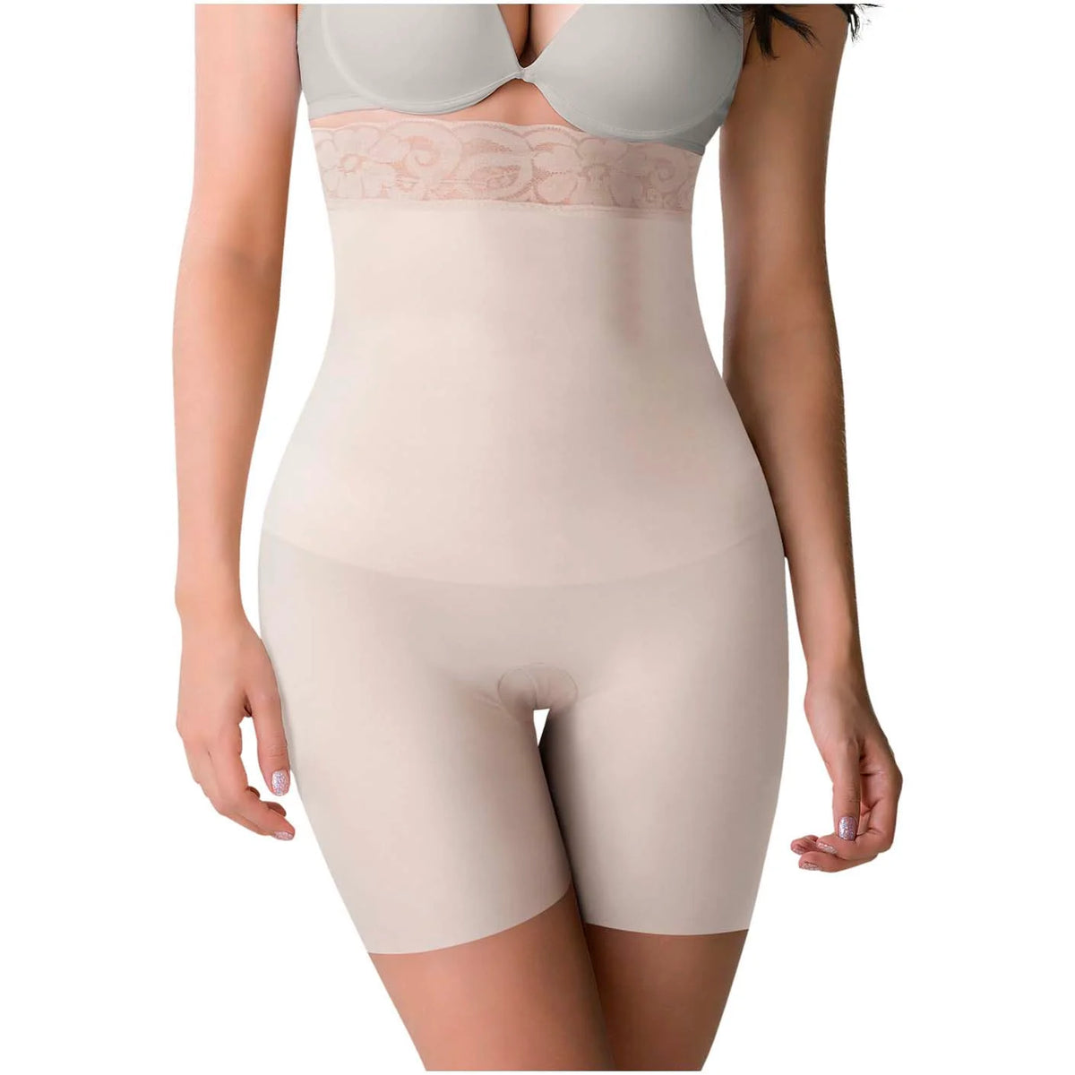 Curves Ahead High-Waisted Butt-Lifting Shaper Shorts | Romanza 2050