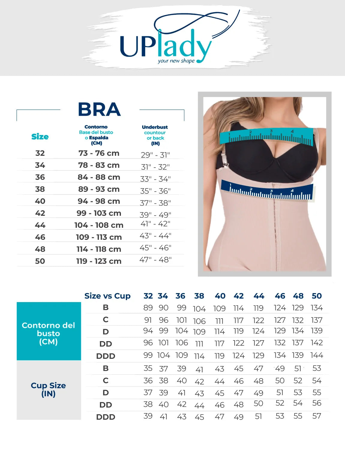 Ultimate Lift Full-Cup Bra | Extra Firm Compression for All-Day Support | UpLady 8532 - SleekrMe