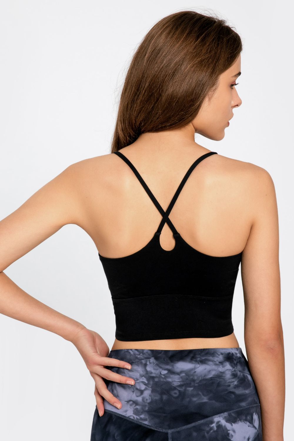 FlexFlow Crisscross Back Sports Cami | Sleek Support for Every Move - SleekrMe