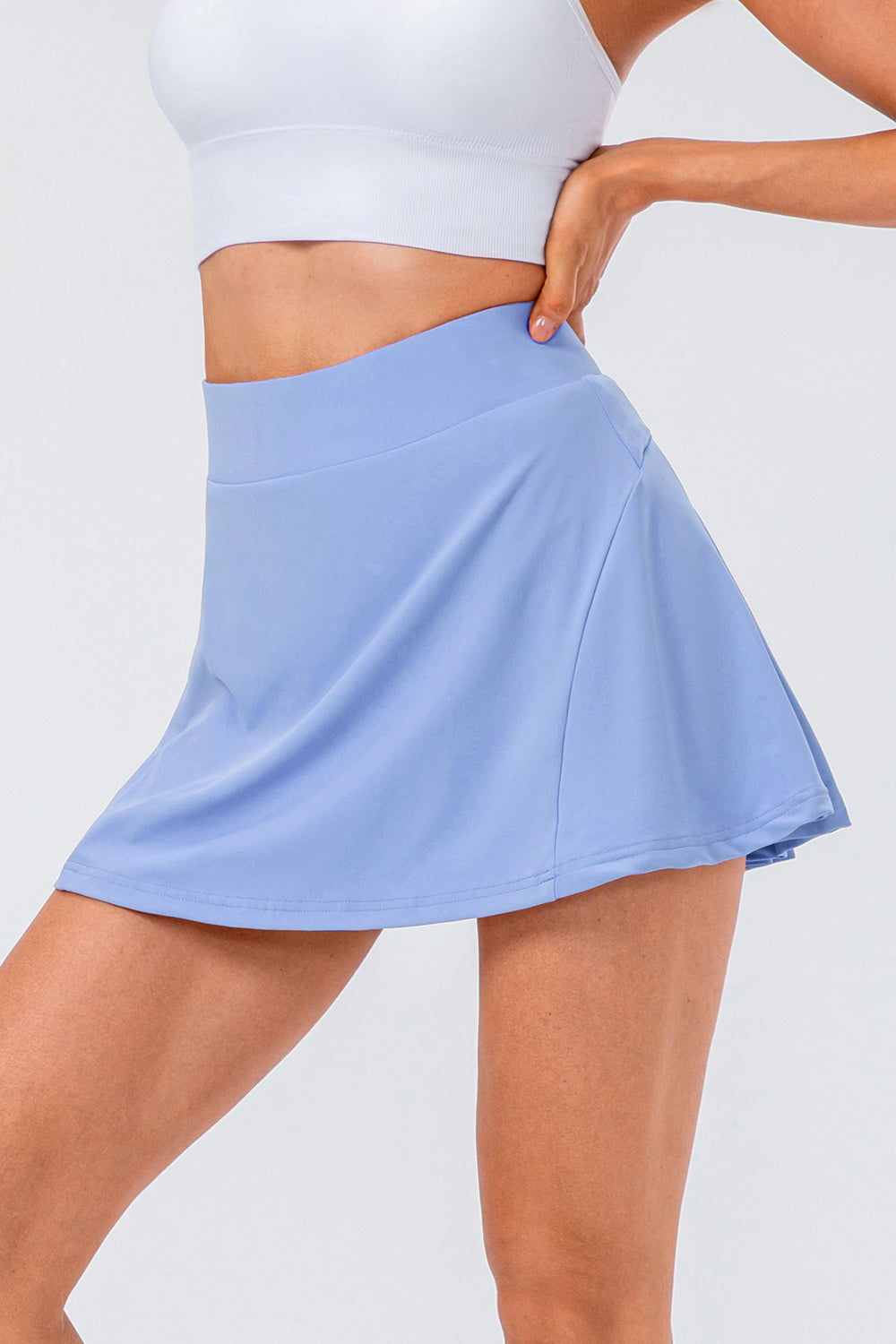 Peak Performance High-Waist Pleated Active Skirt With Bottoms - SleekrMe