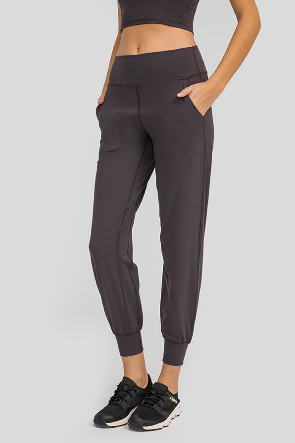 Effortless Slant Pocket Wide Waistband Pants - SleekrMe