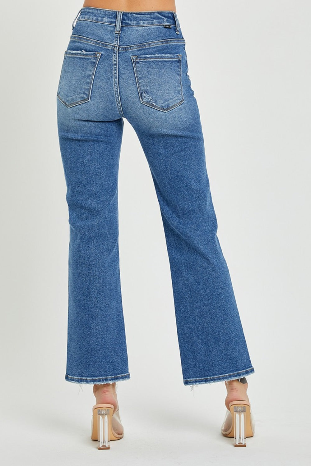 Timeless High-Rise Straight Jeans | Elevate Your Everyday Look - SleekrMe