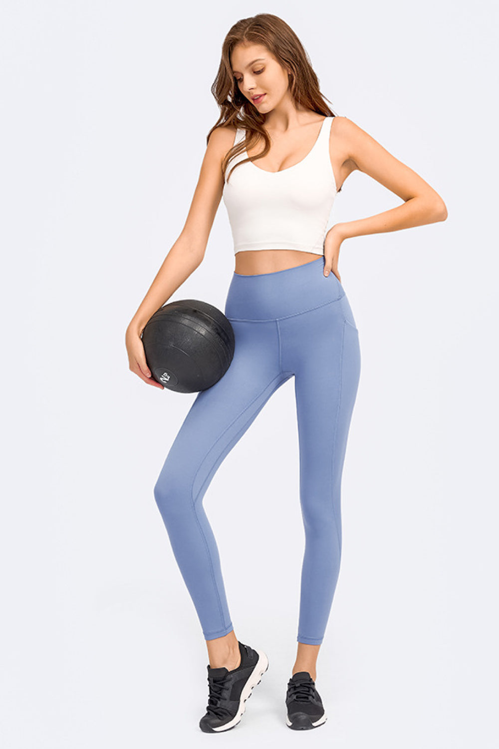 Elevate V-Neck Crop Sports Bra - SleekrMe