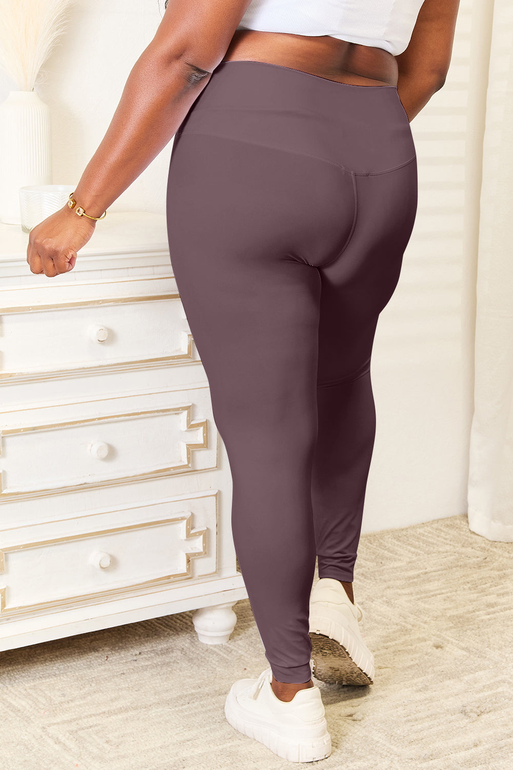 EmpowerFit Wide Waistband Leggings - SleekrMe