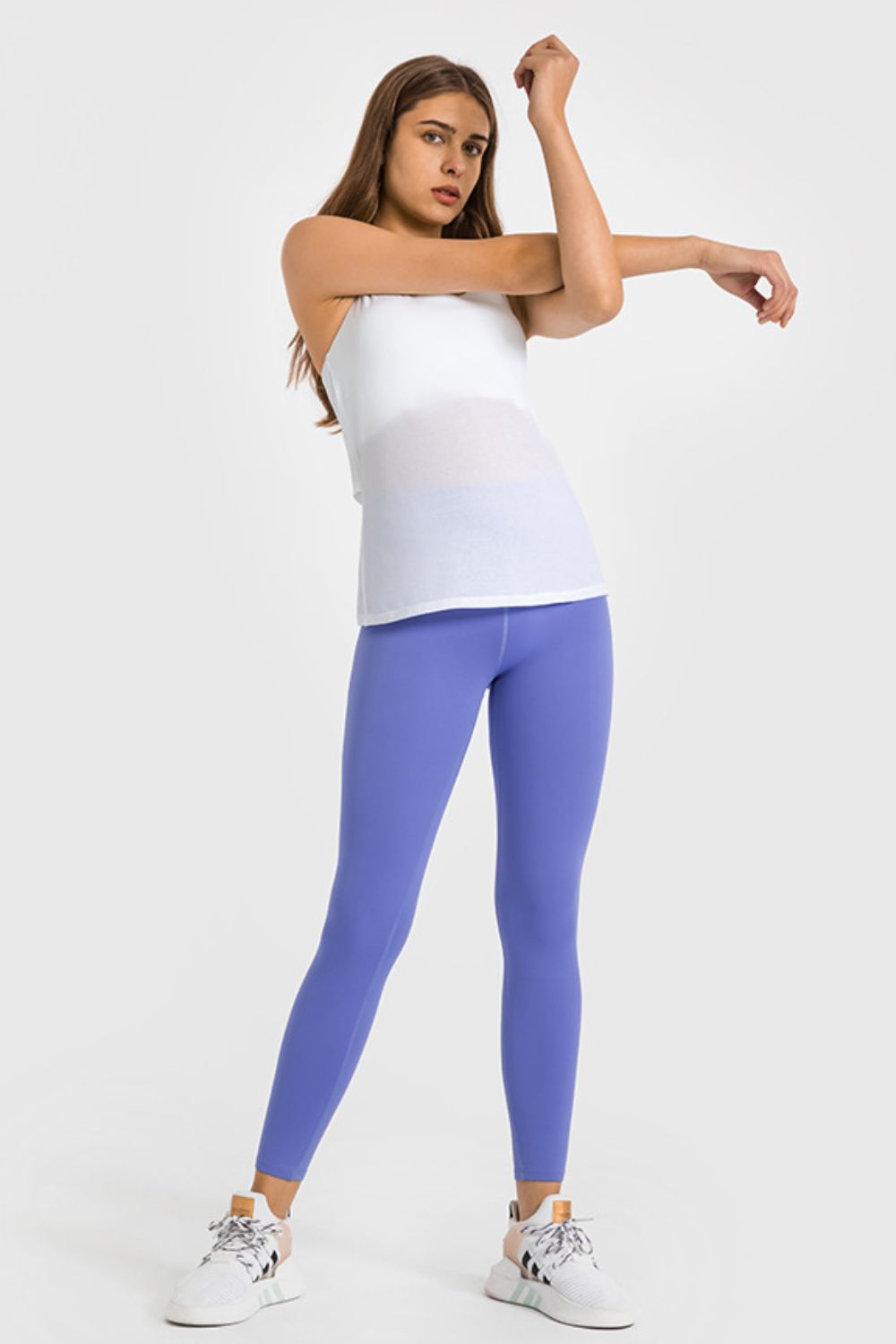 ElevateFit High Waist Ankle-Length Yoga Leggings | Sculpt &amp; Move with Ease - SleekrMe