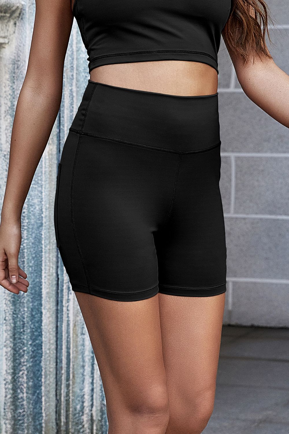 StyleFlex High Waist Yoga Shorts | Seamless Comfort with a Trendy Twist - SleekrMe